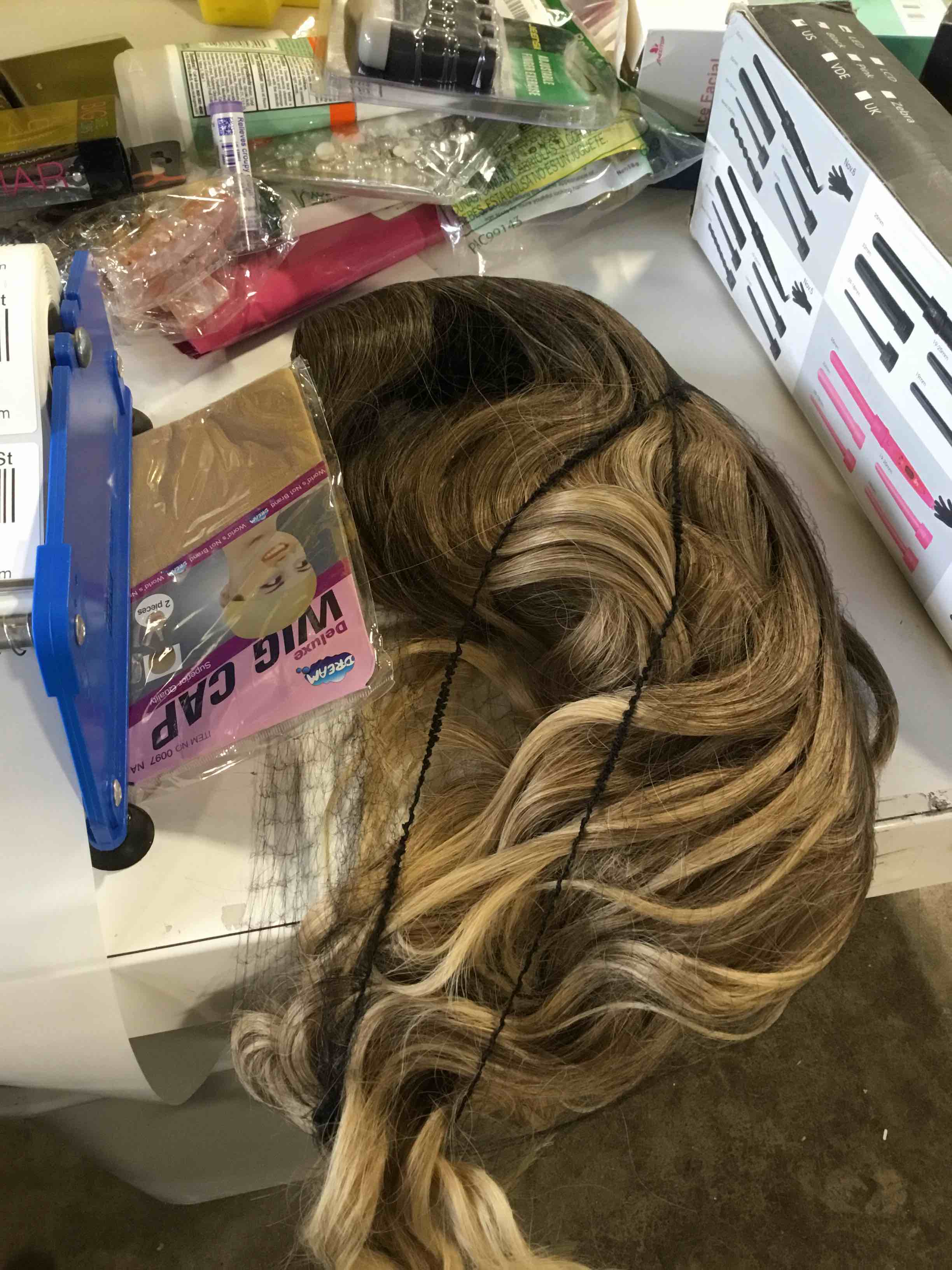 A WIG AND A CAP