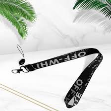OFF White Neck Lanyard KeyChain