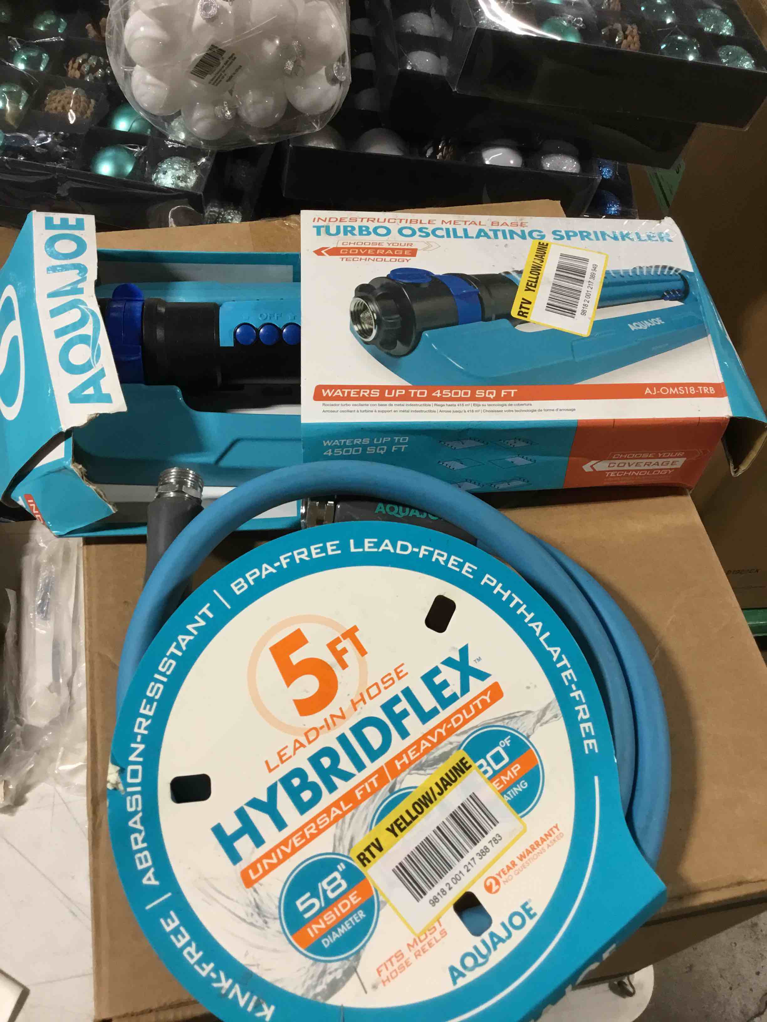 AQUAJOE SPRINKLER AND LEAD-IN HOSE EXTENTION