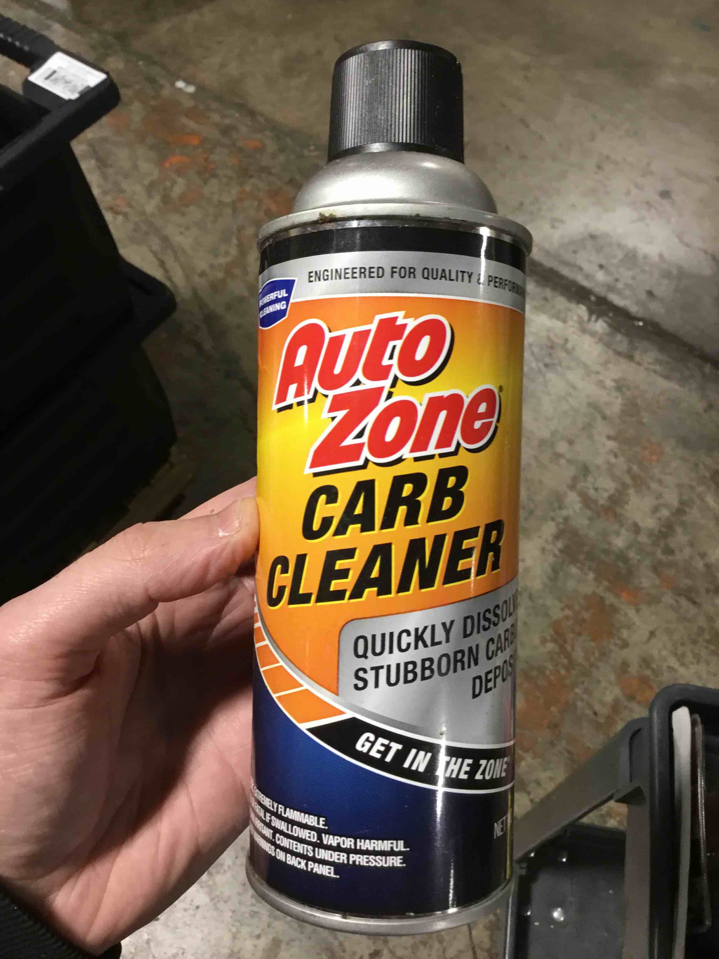 AUTO ZONE CARB CLEANER