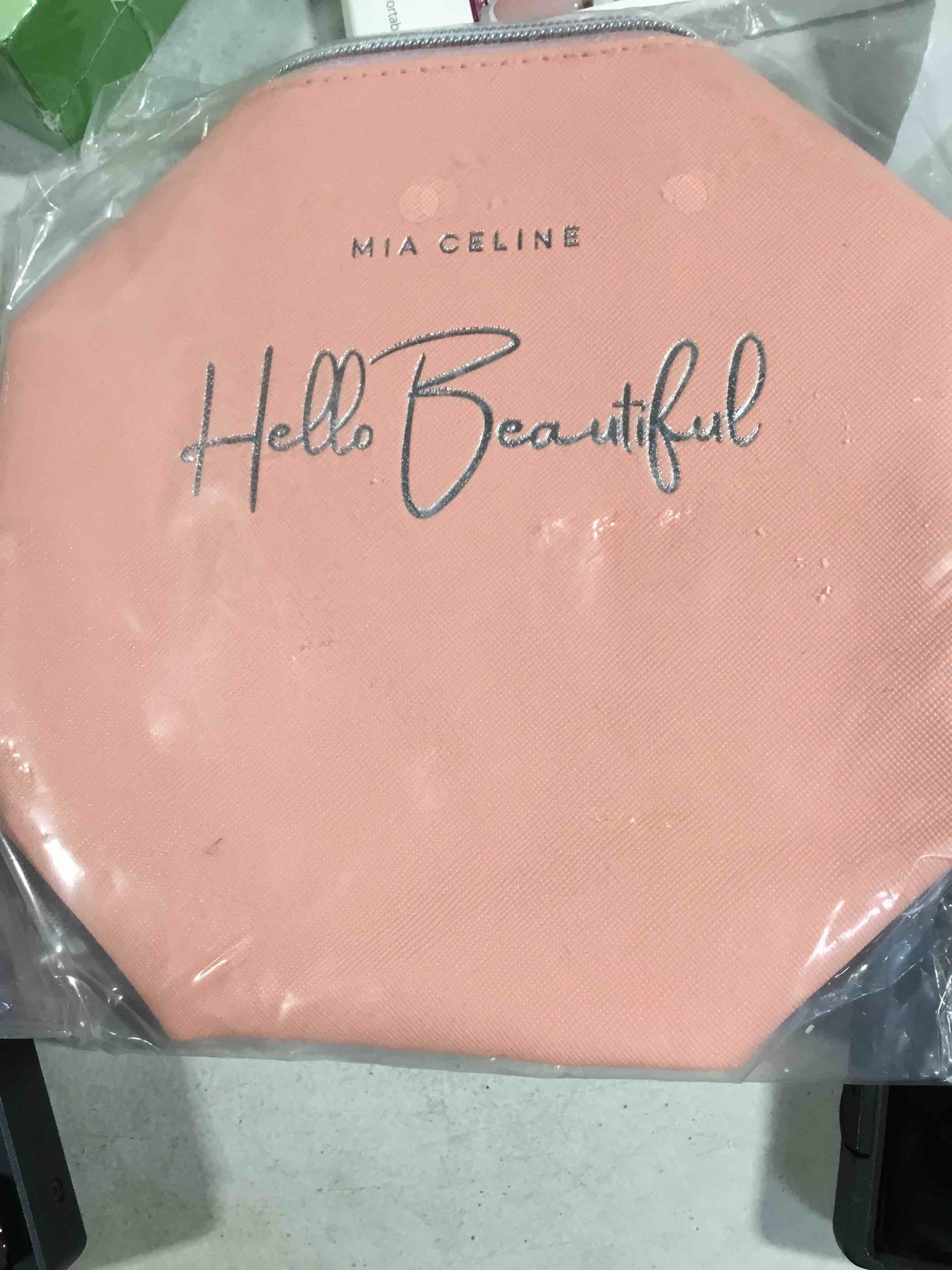 Mia Celine Stylish Organizer/Makeup Bag (pink)