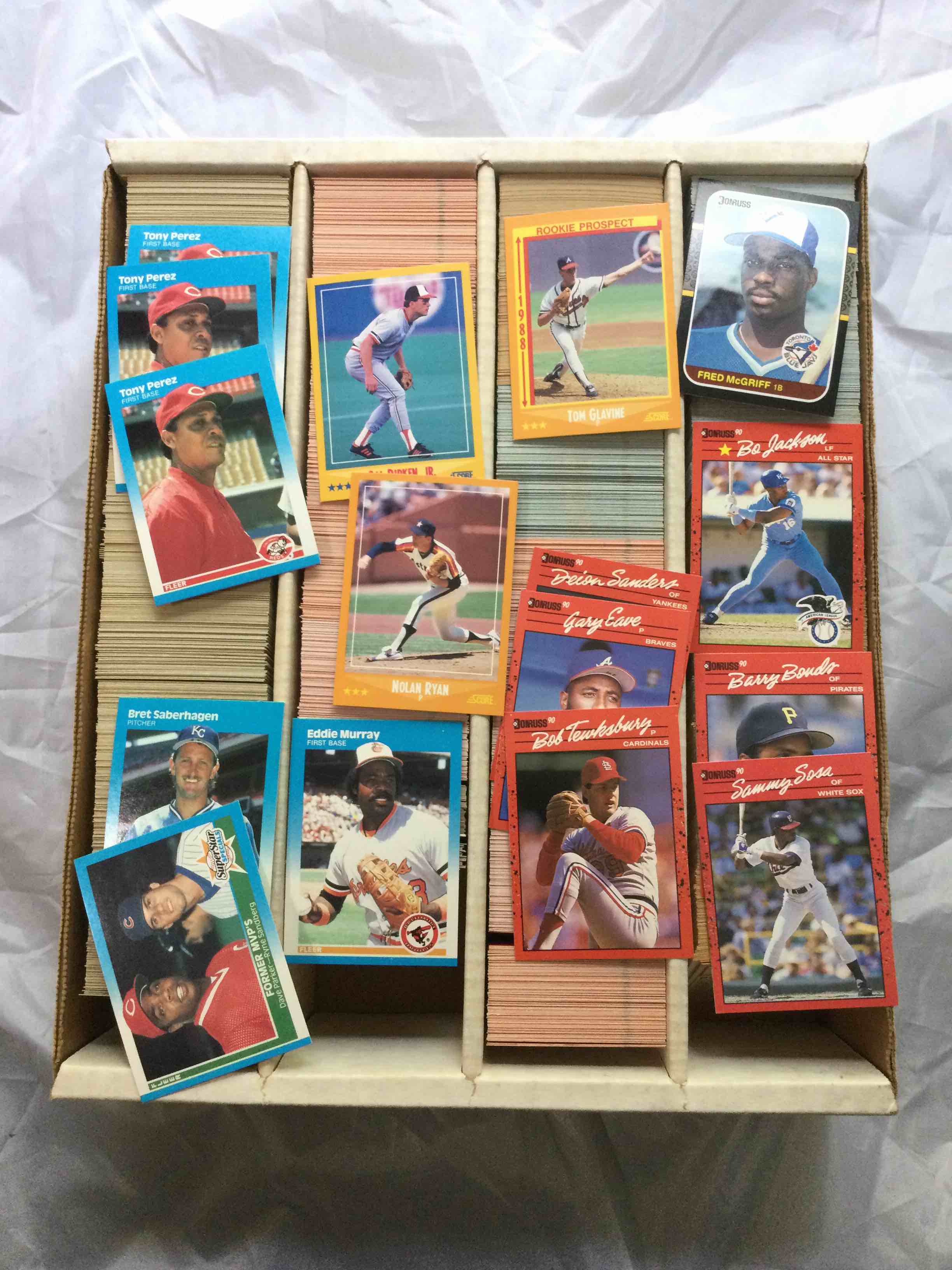 4 Row Box of Baseball Cards - Approx. 3000 Cards