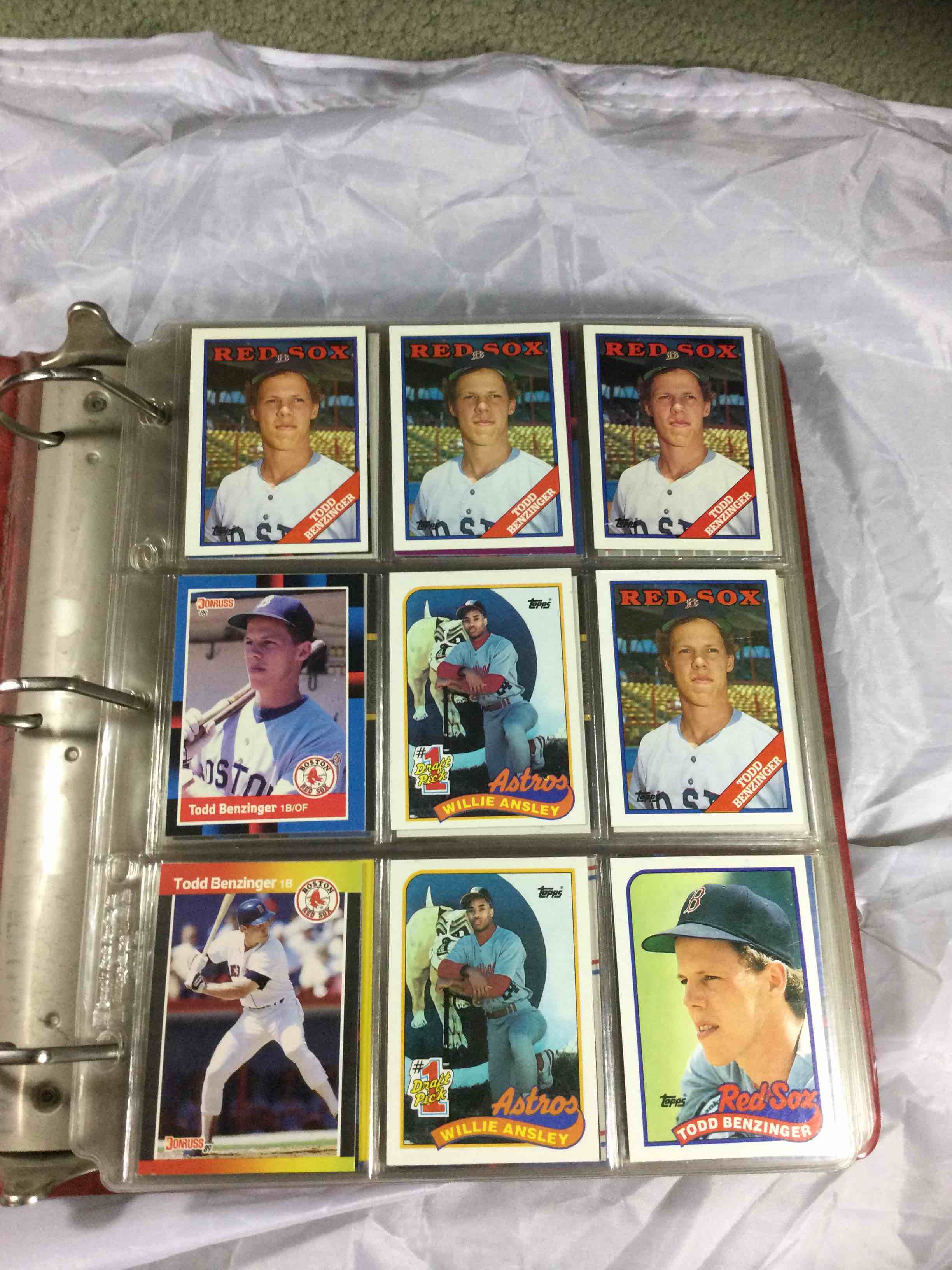 Album of over 350 Baseball Cards