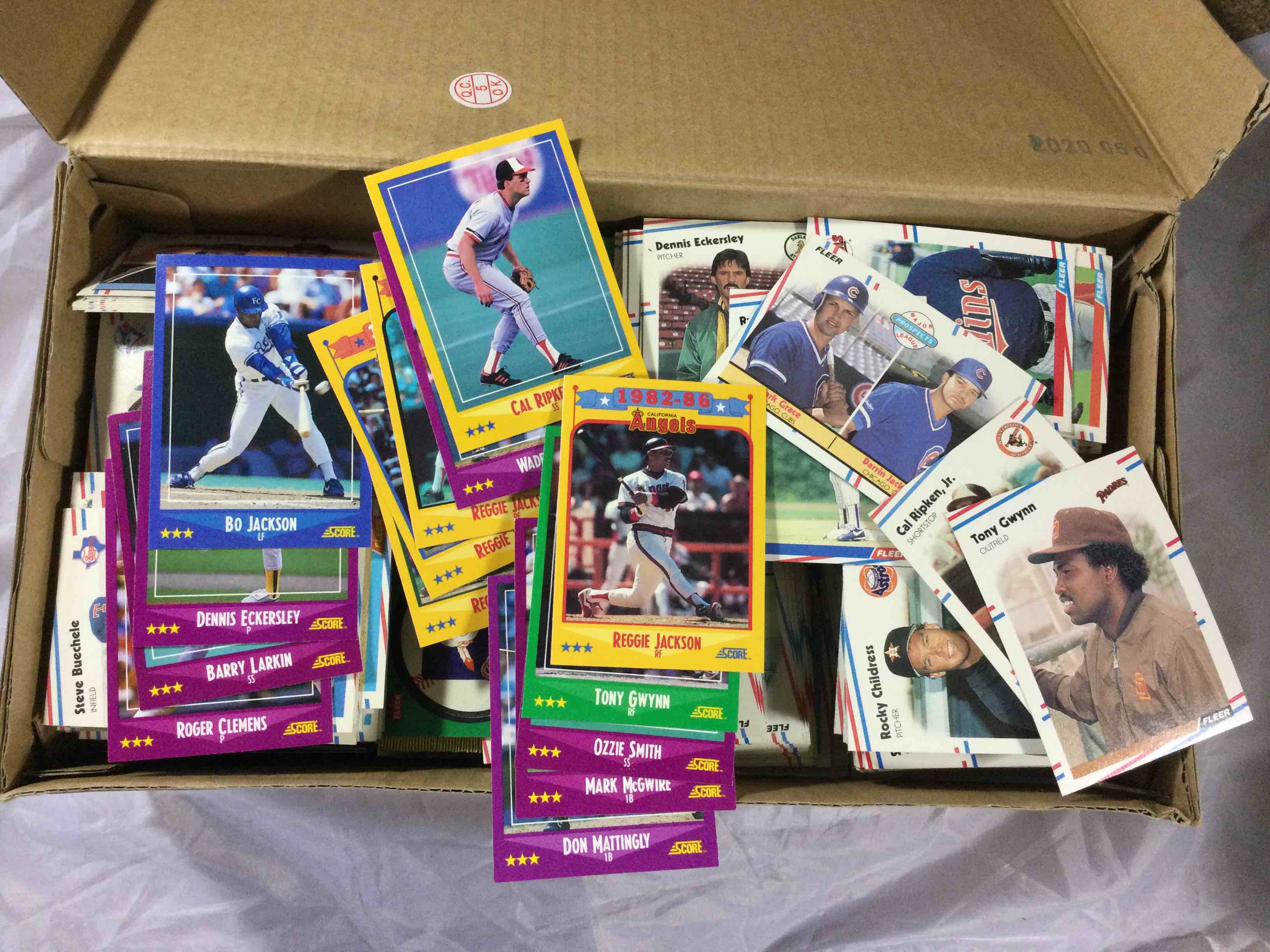 Shoebox of Baseball Cards