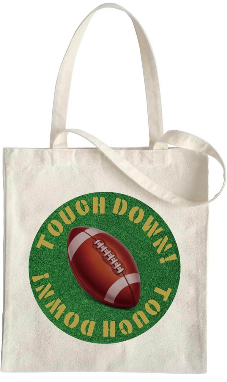 Xjahwr Canvas Tote Bag Reusable Grocery Shopping Bags with Long Handle Foldable, Durable and Eco Friendly