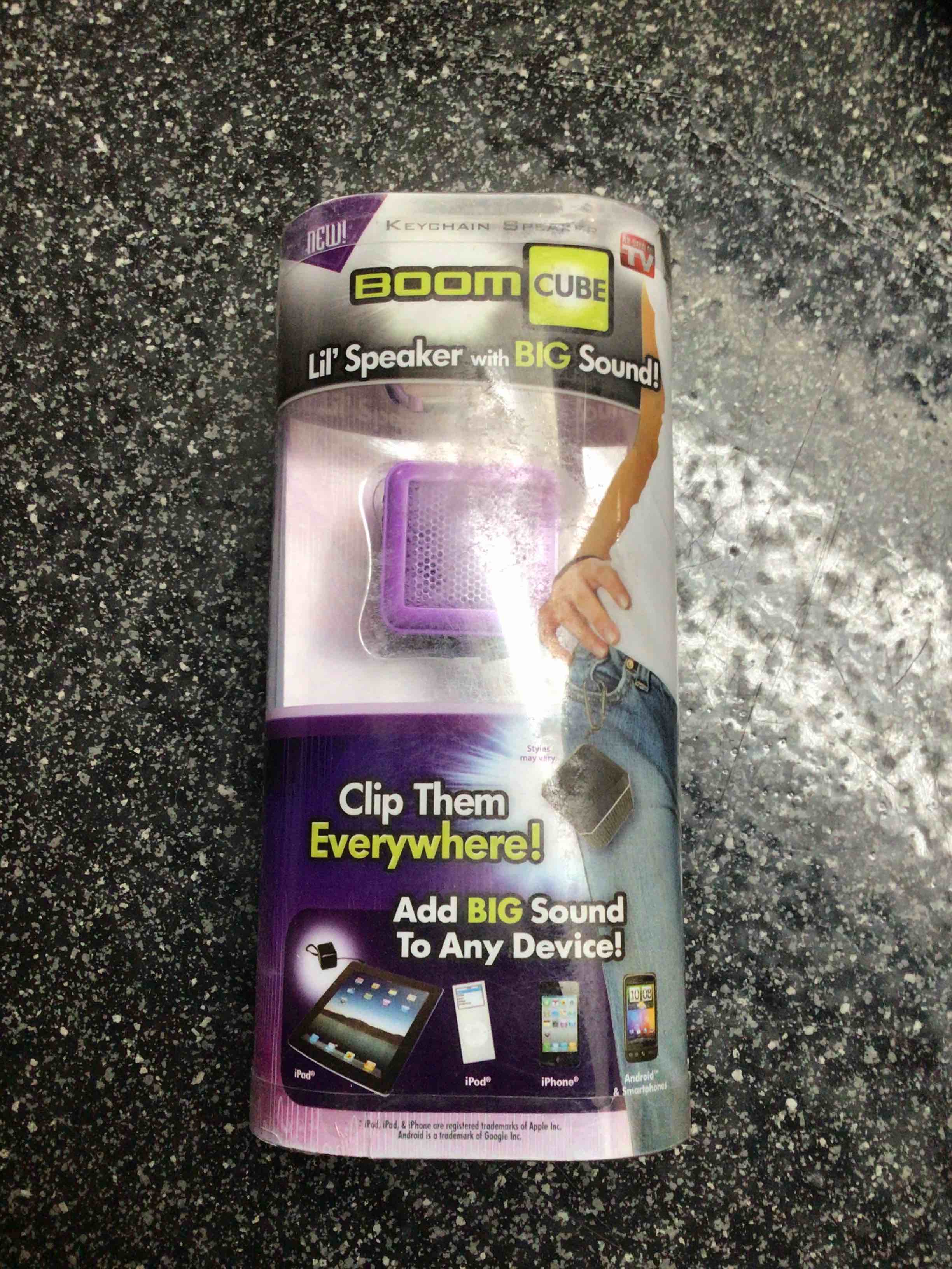 Boom Cube - Clip Them Everywhere - Add Big Sound to any Device (as seen on tv) 