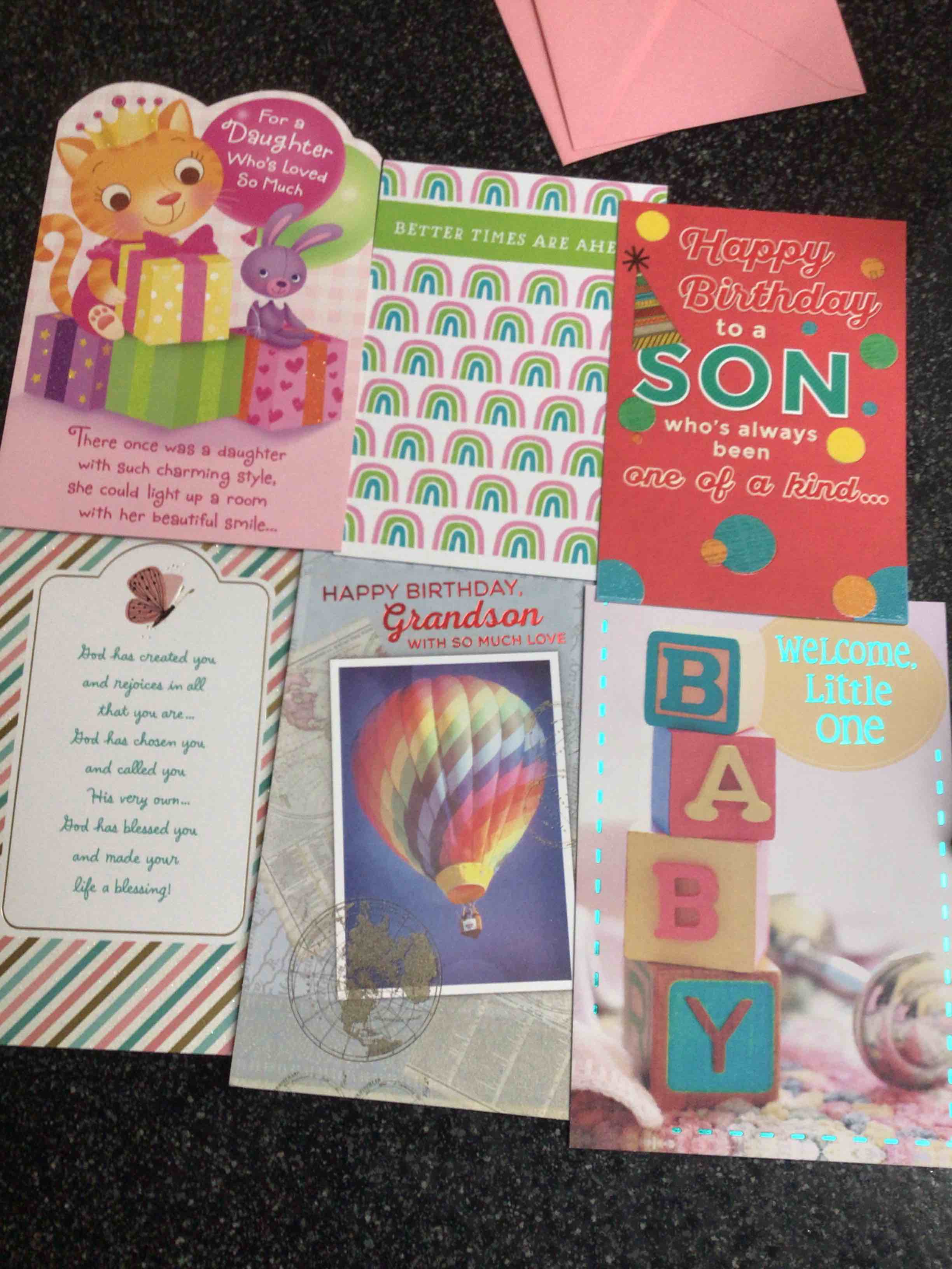 Cards & Cards - Birthday - Welcome Baby - Encouragement 