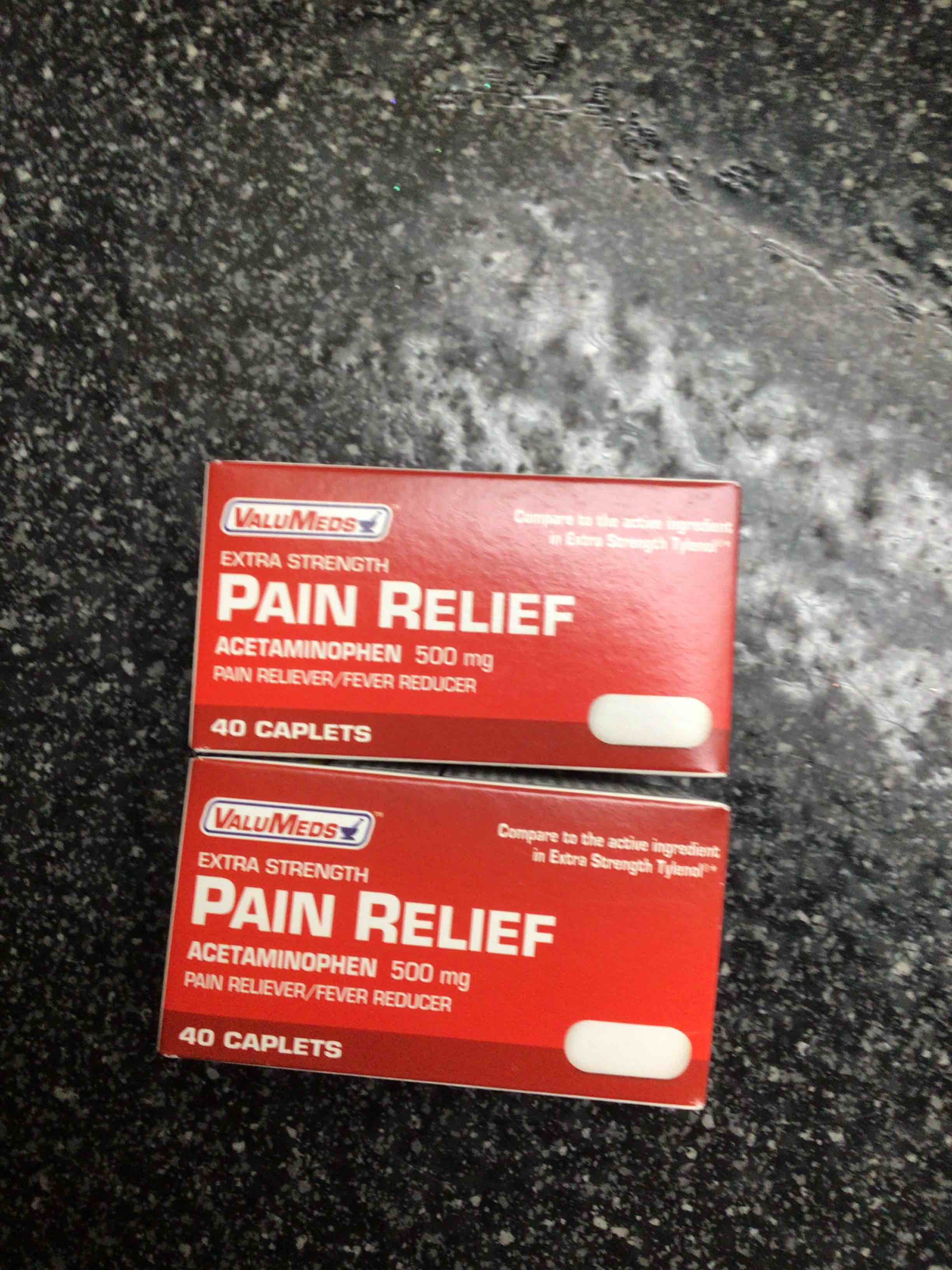 ValuMeds - Extra Strength - Pain Relief -  40 Caplets 