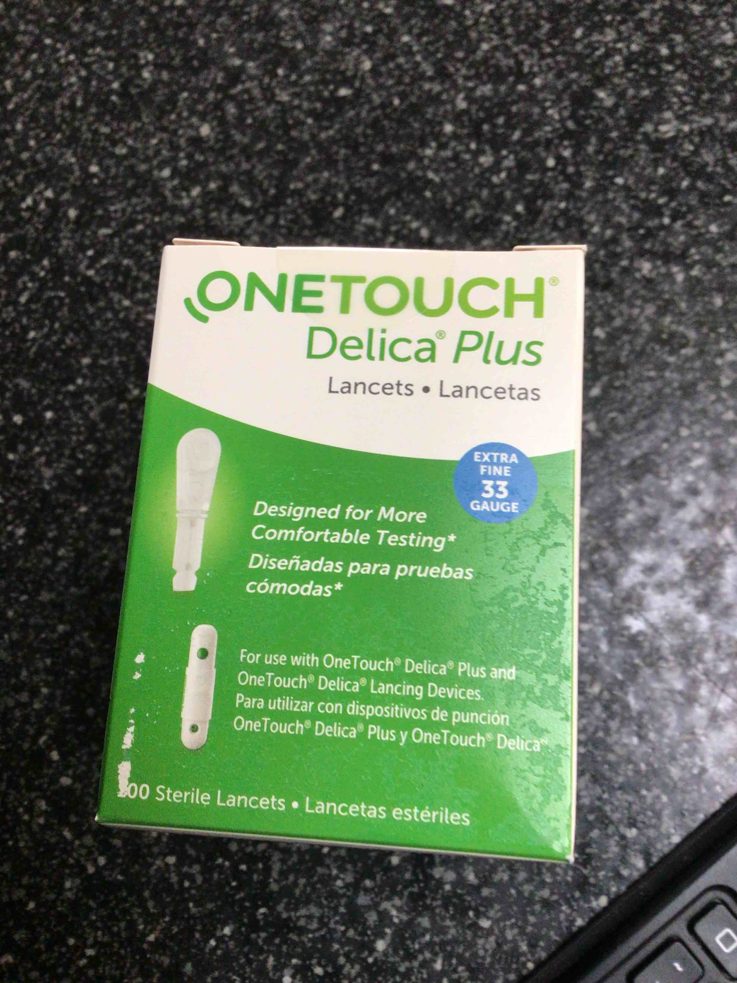 One Touch - Delica Plus - Lancets - 100 count