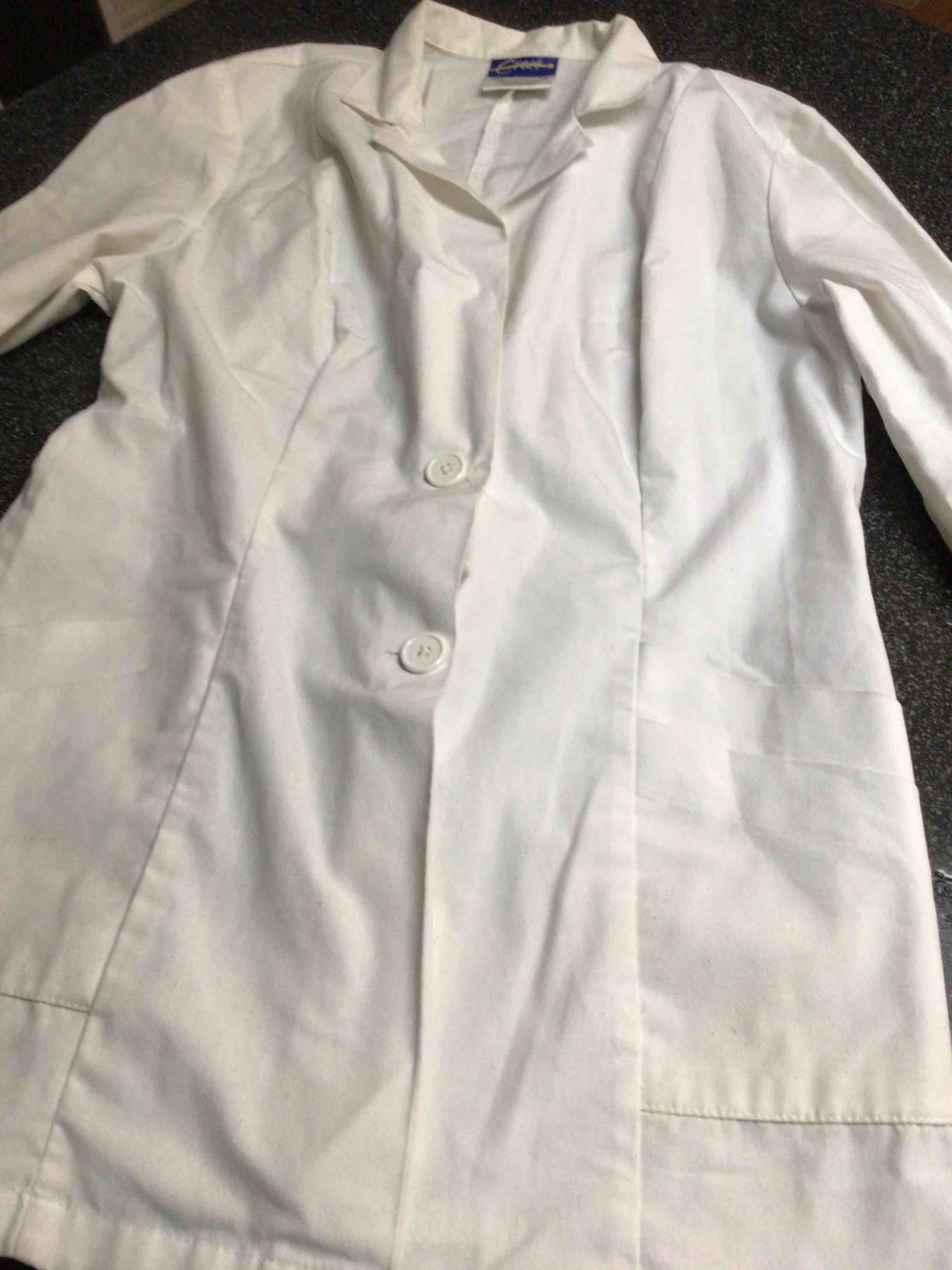Crest - Medical Coat - White - size - 14 