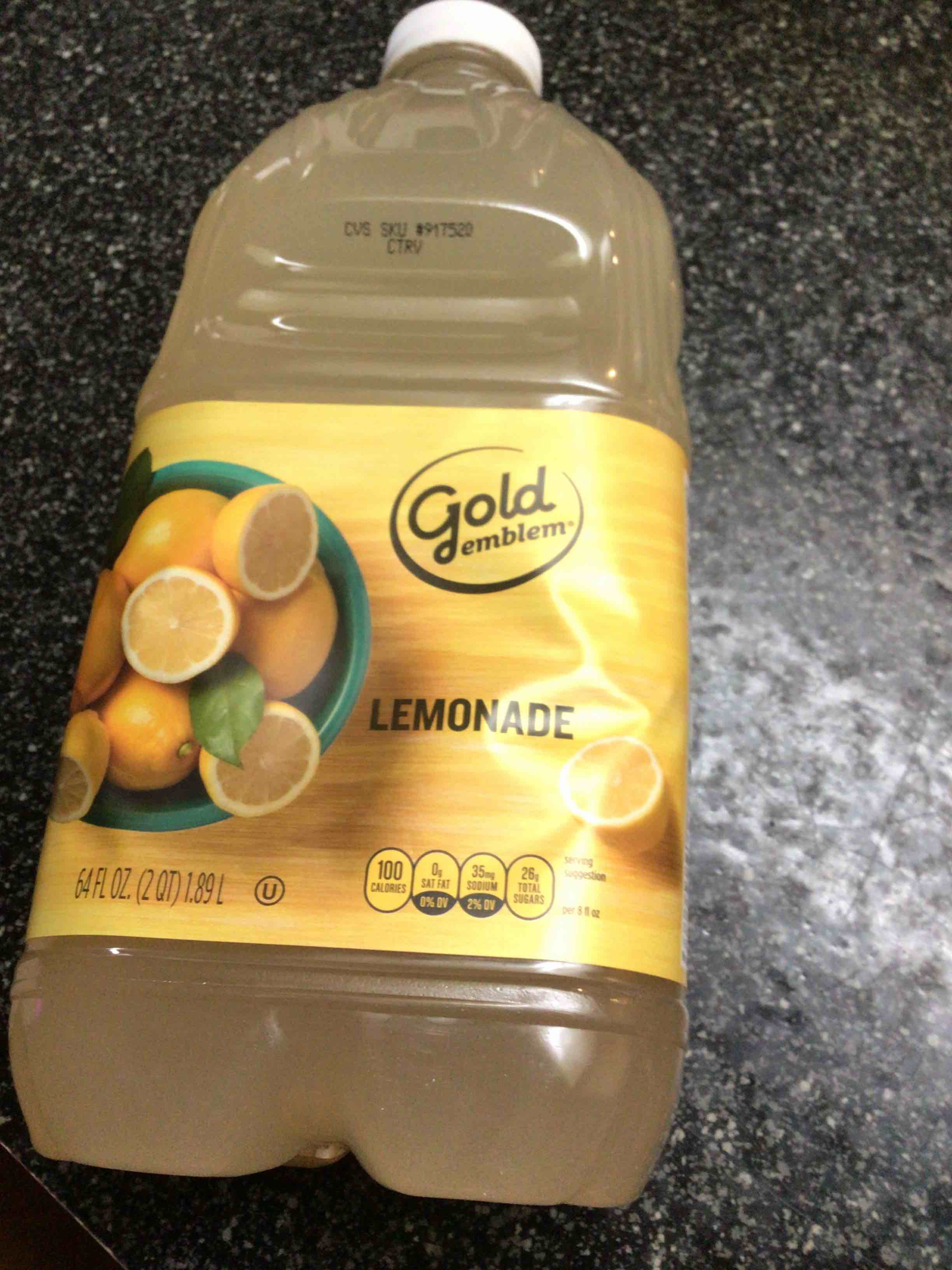 Gold Emblem - Lemonade - 64 oz 