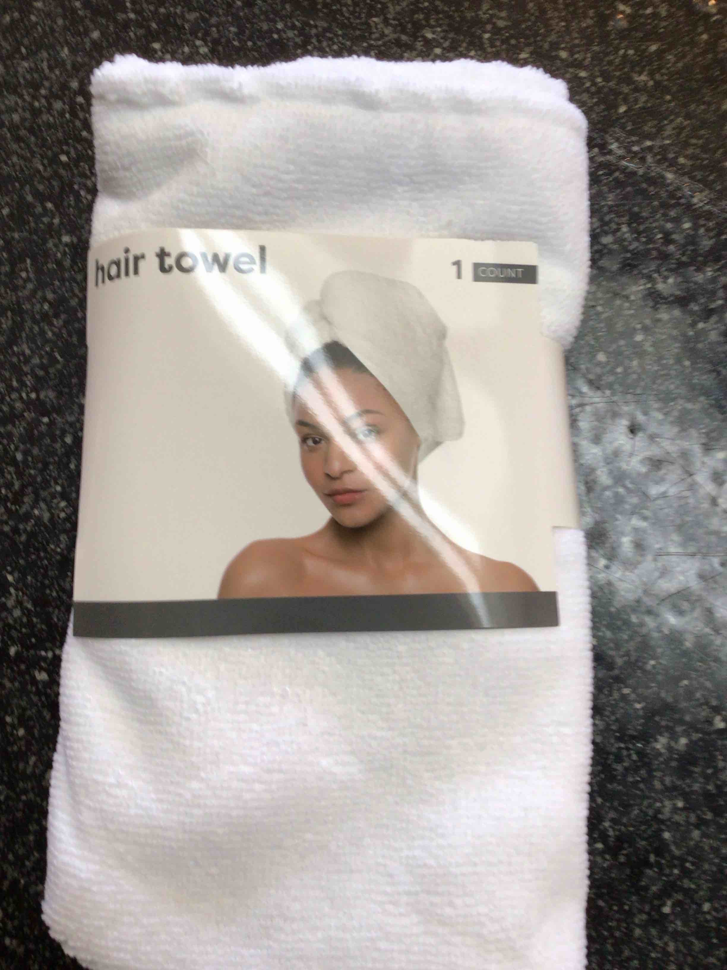 Hair Towel Wrap - white 