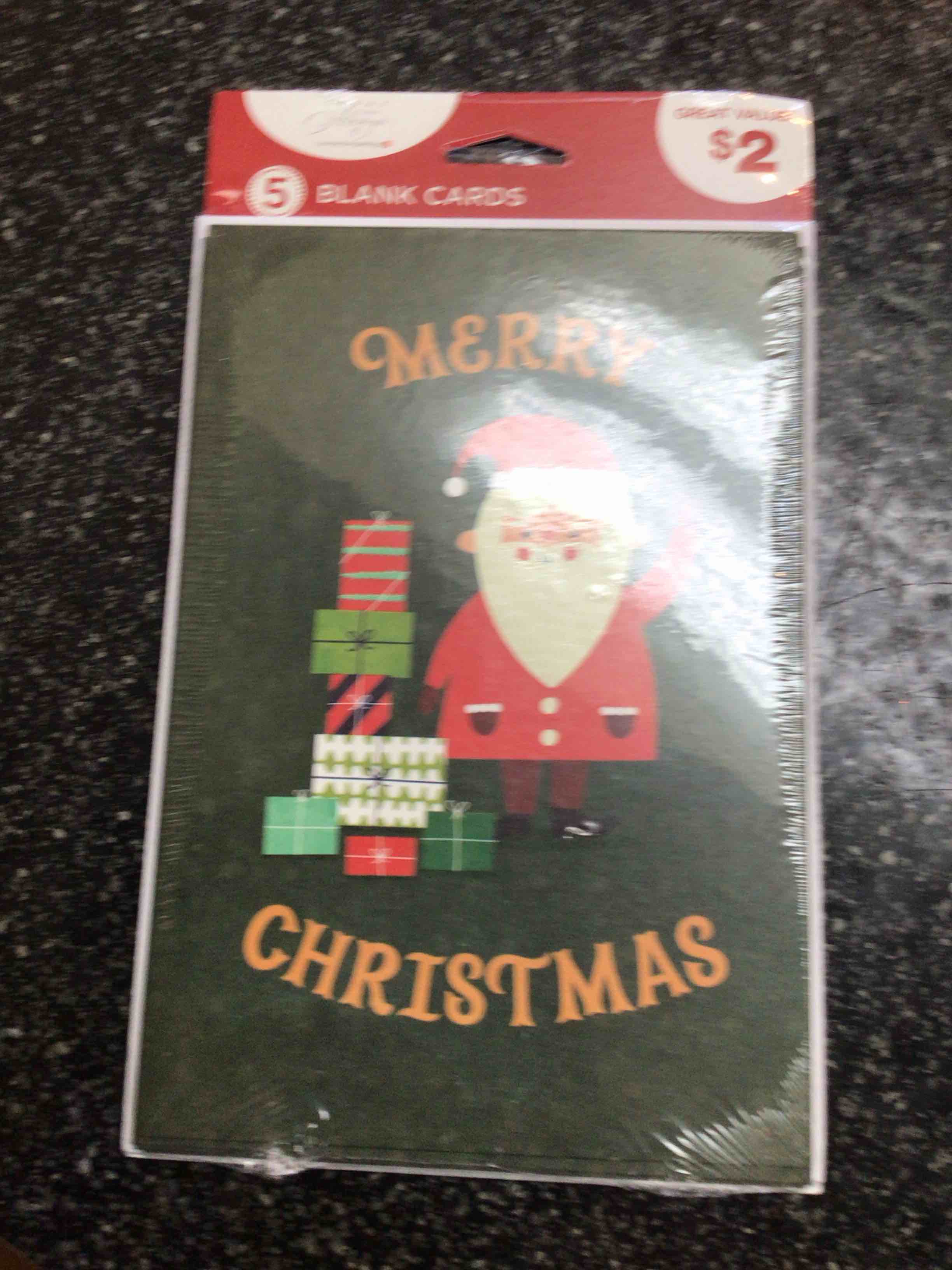Christmas Cards - 5 count with envelopes 