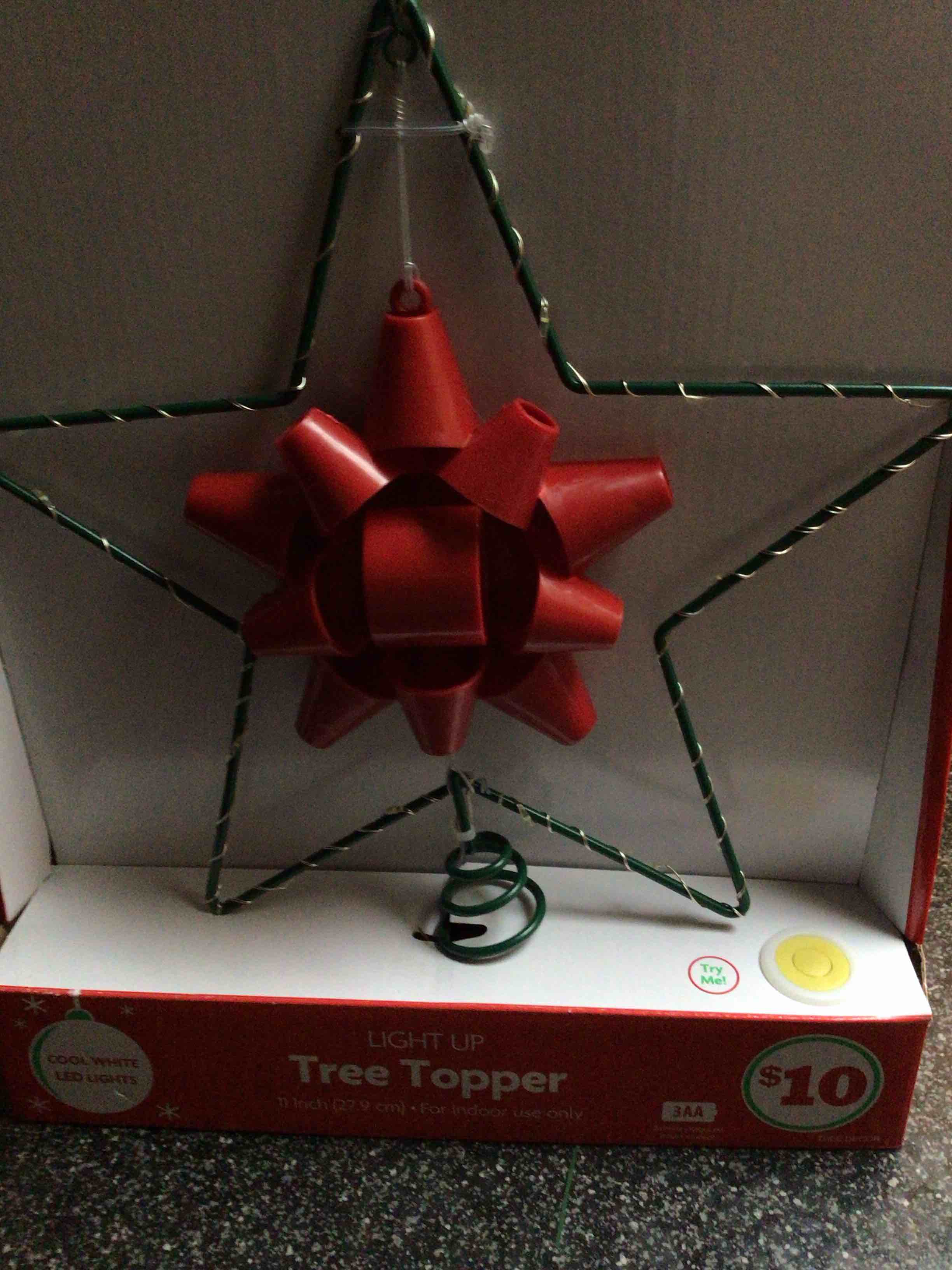 Lighted Tree Topper 