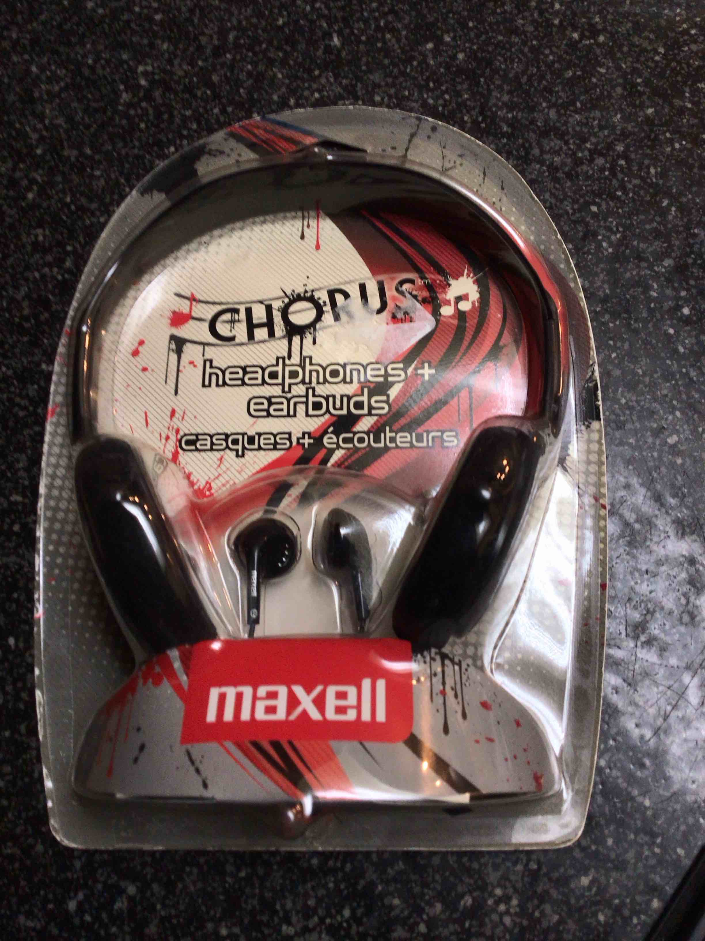 Maxell - Chorus - Headphones + Earbuds