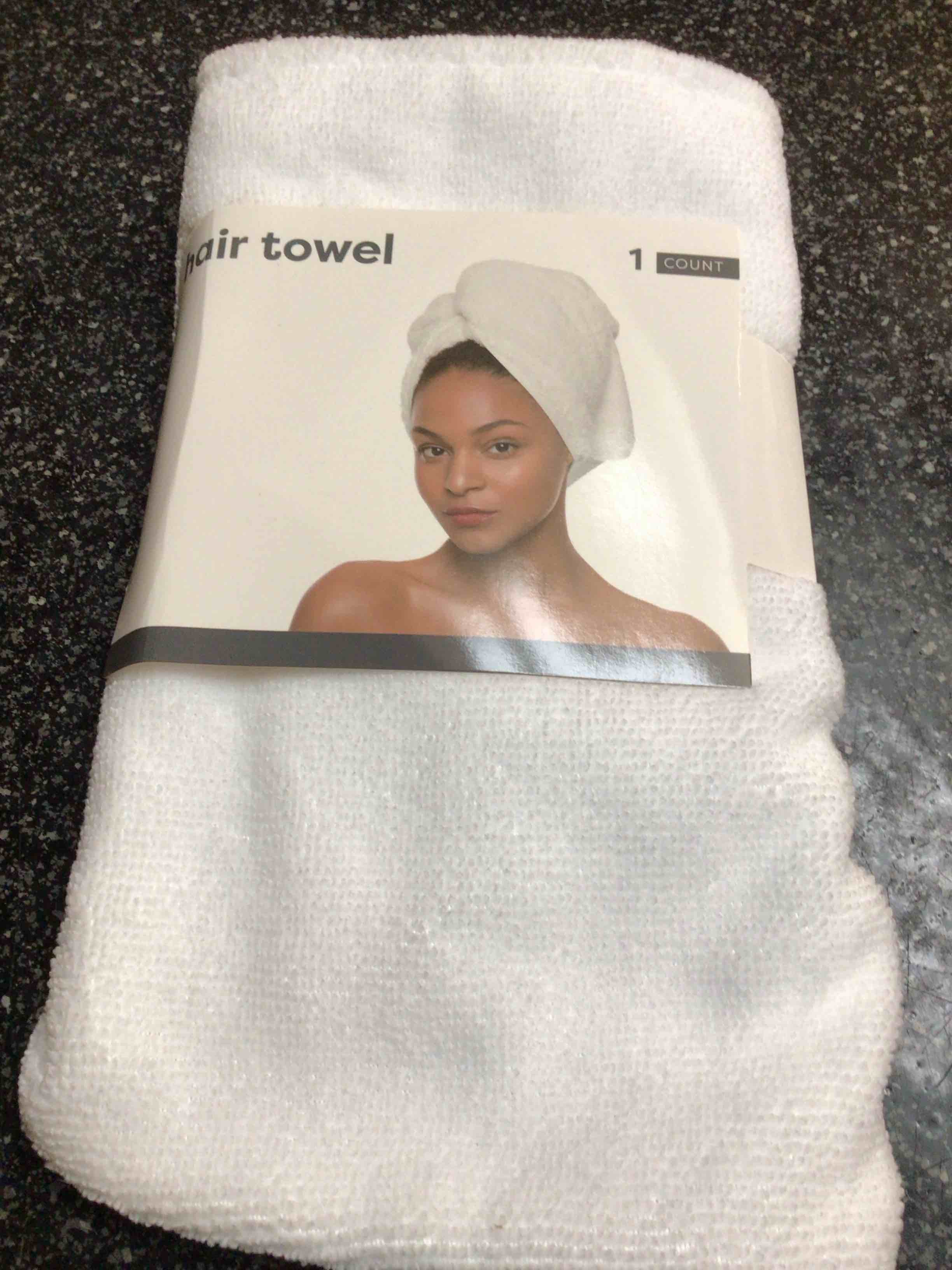 White - Hair Towel 