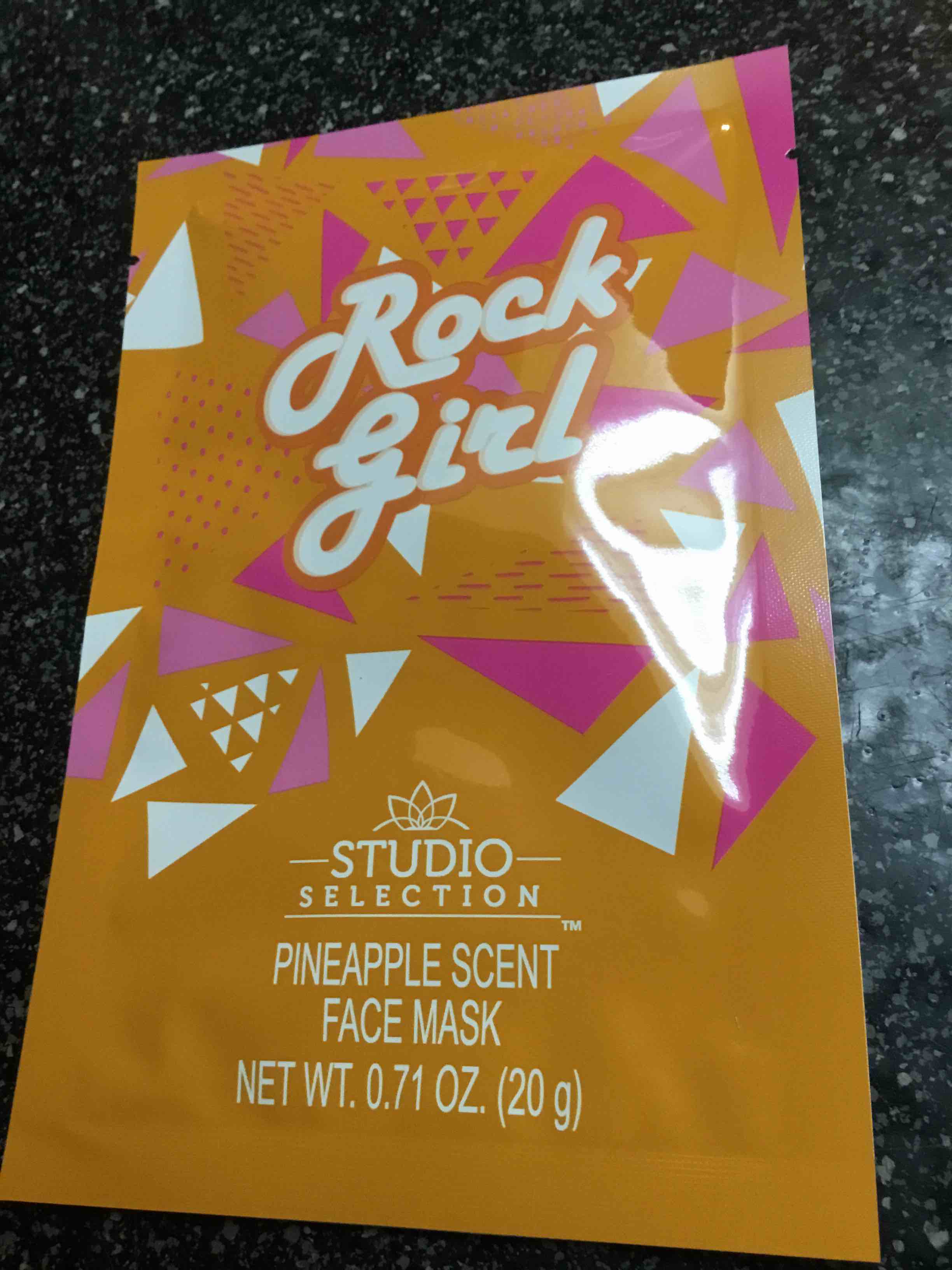 Studio Selection - Rock Girl - Pineapple Scent Face Mask - .71 oz 