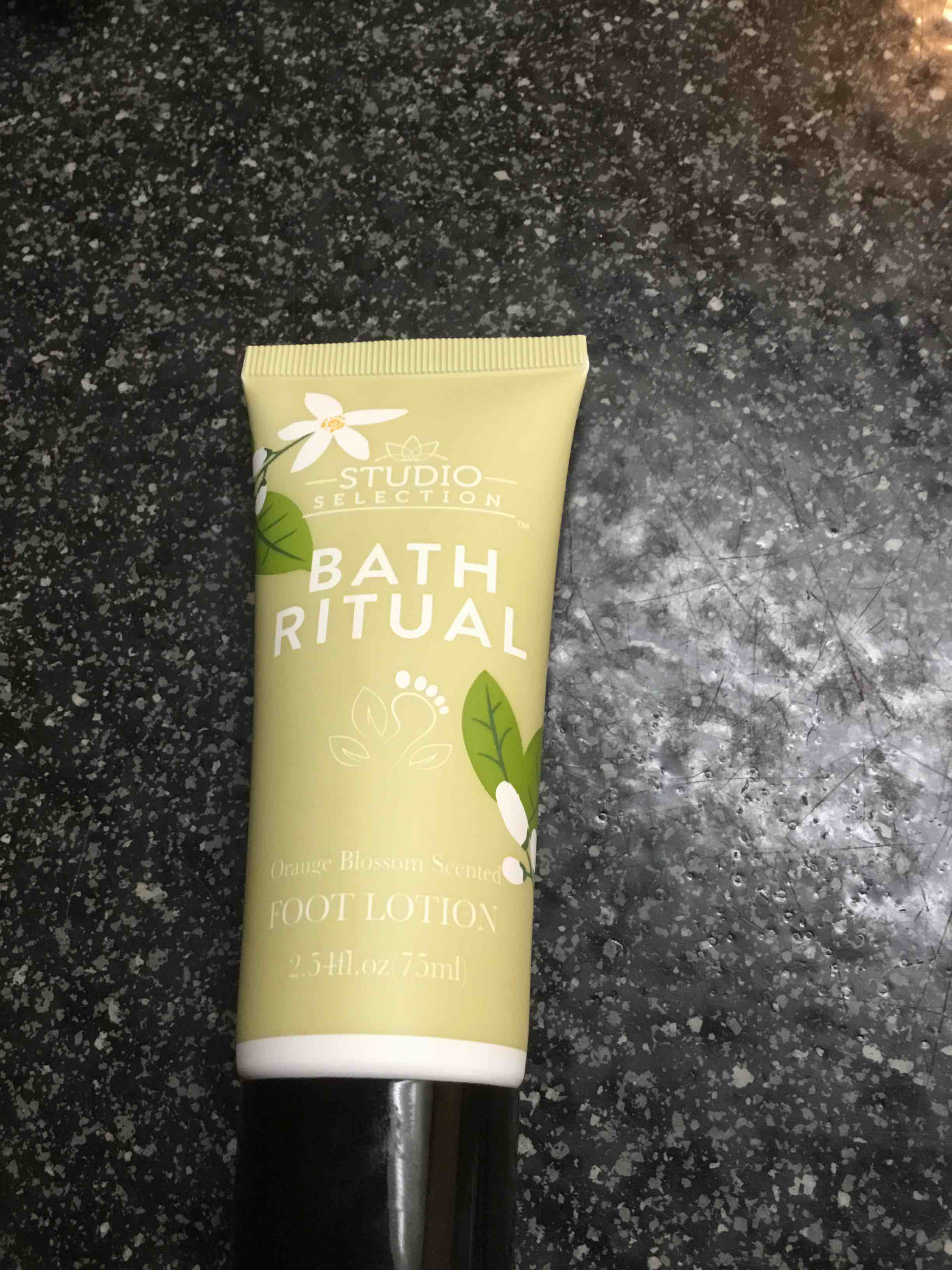 Studio Selection - Bath Ritual - Orange Blossom Scented - Foot Lotion - 2.54 oz 