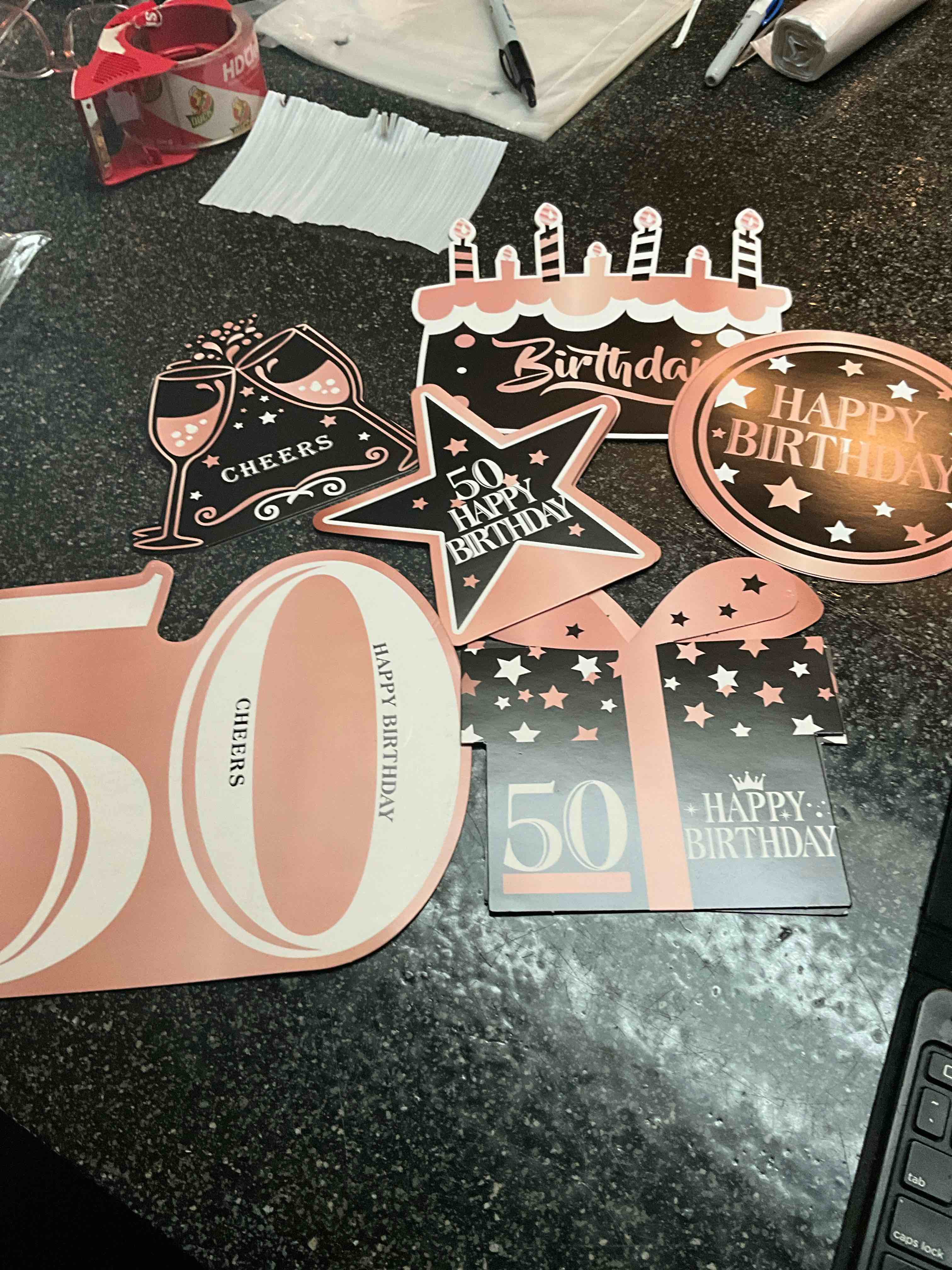 Happy 50th Birthday Decorations - 18 count                   