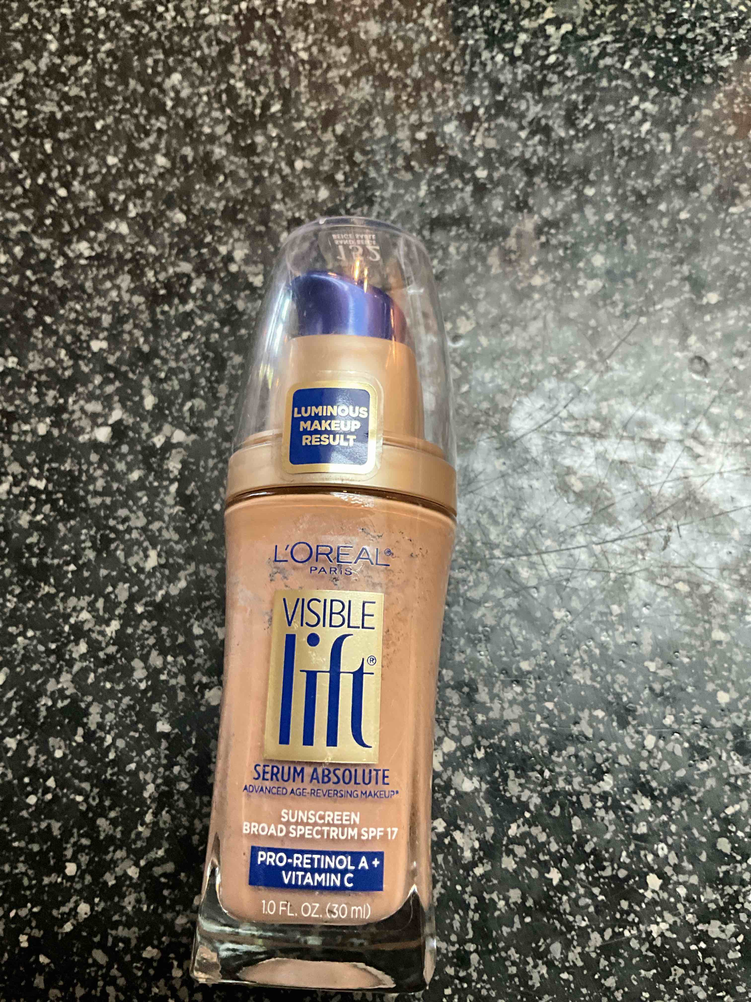 L'Oreal Paris Visible Lift Serum Absolute Foundation, Sand Beige, 1 Ounce