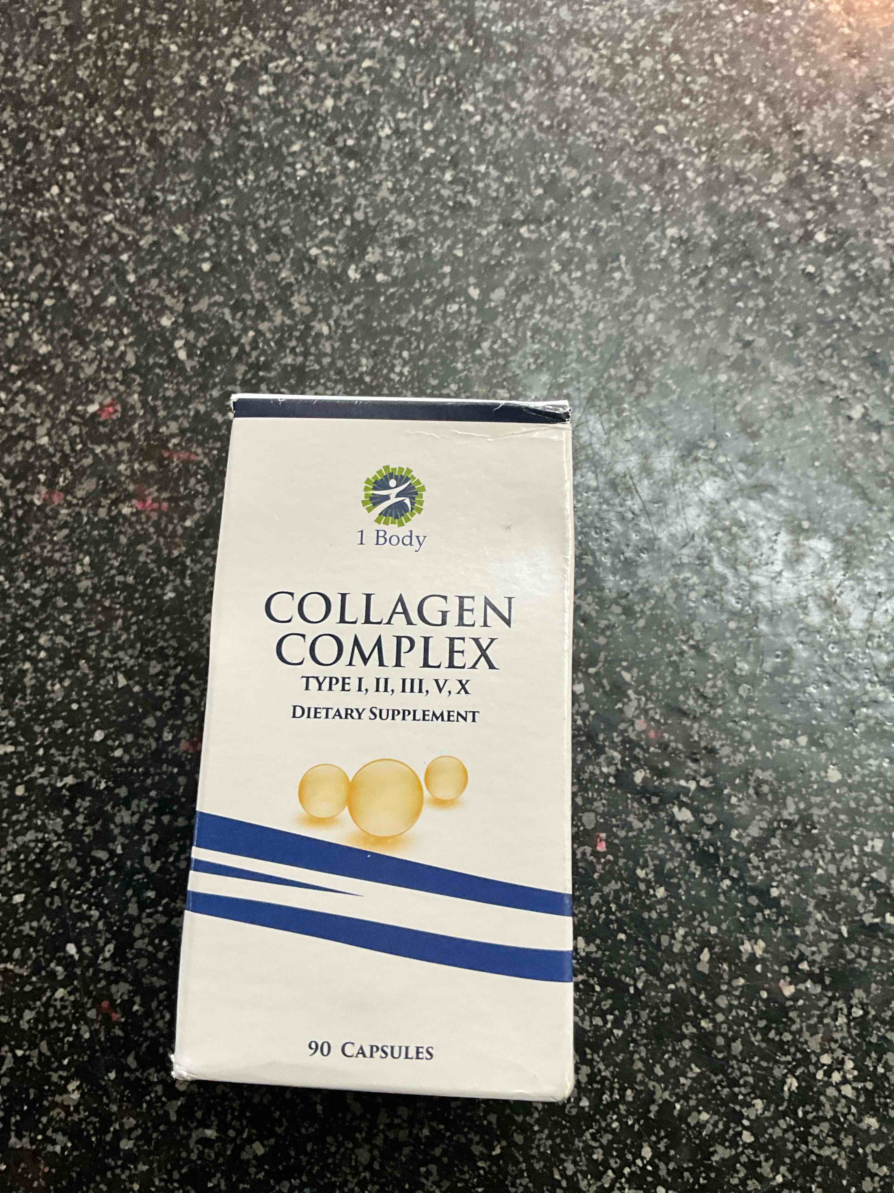 1 Body Collagen Complex - Dietary Supplement - 90 capsules 