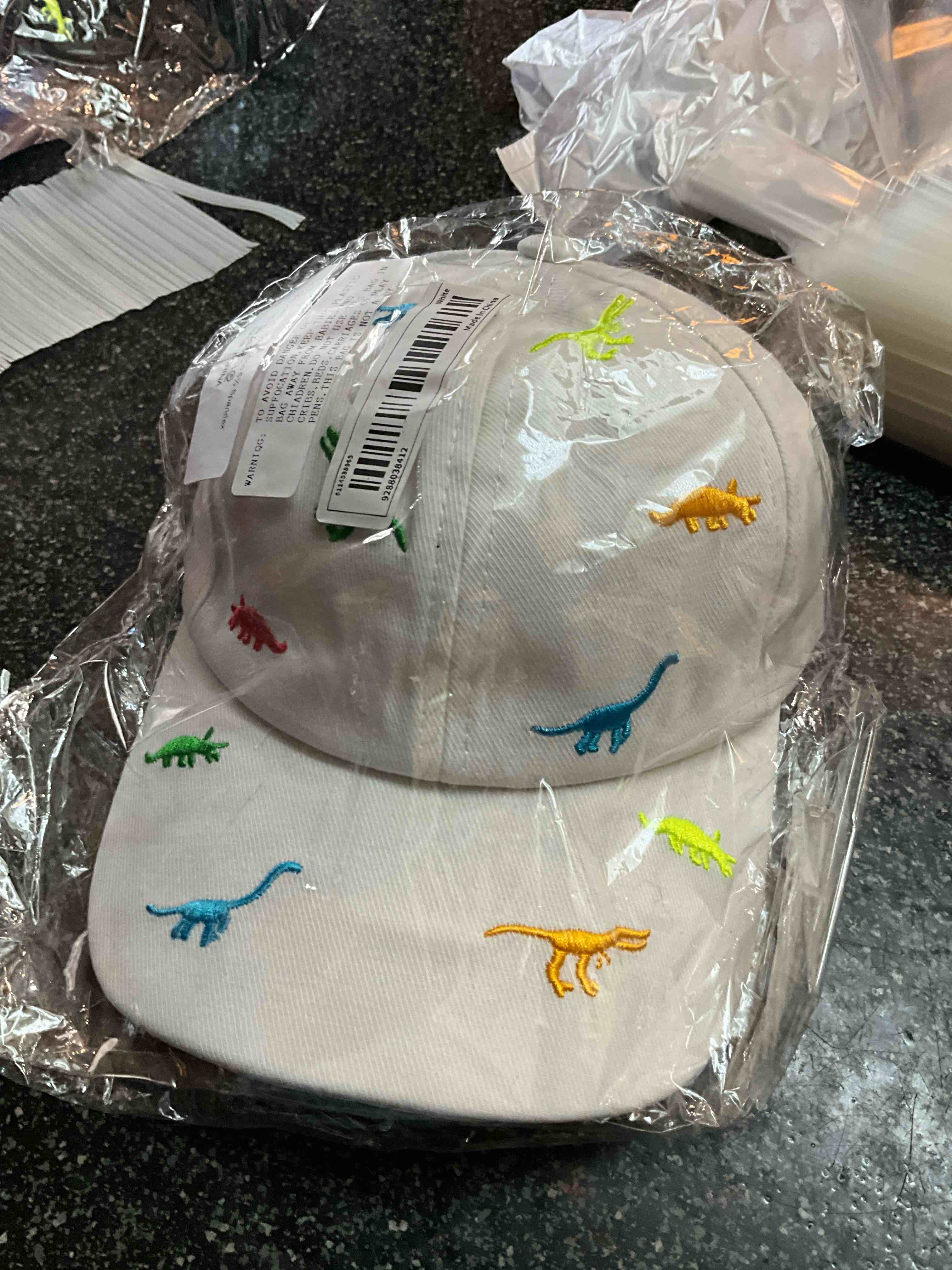 Unisex - Kids Baseball Cap - White
