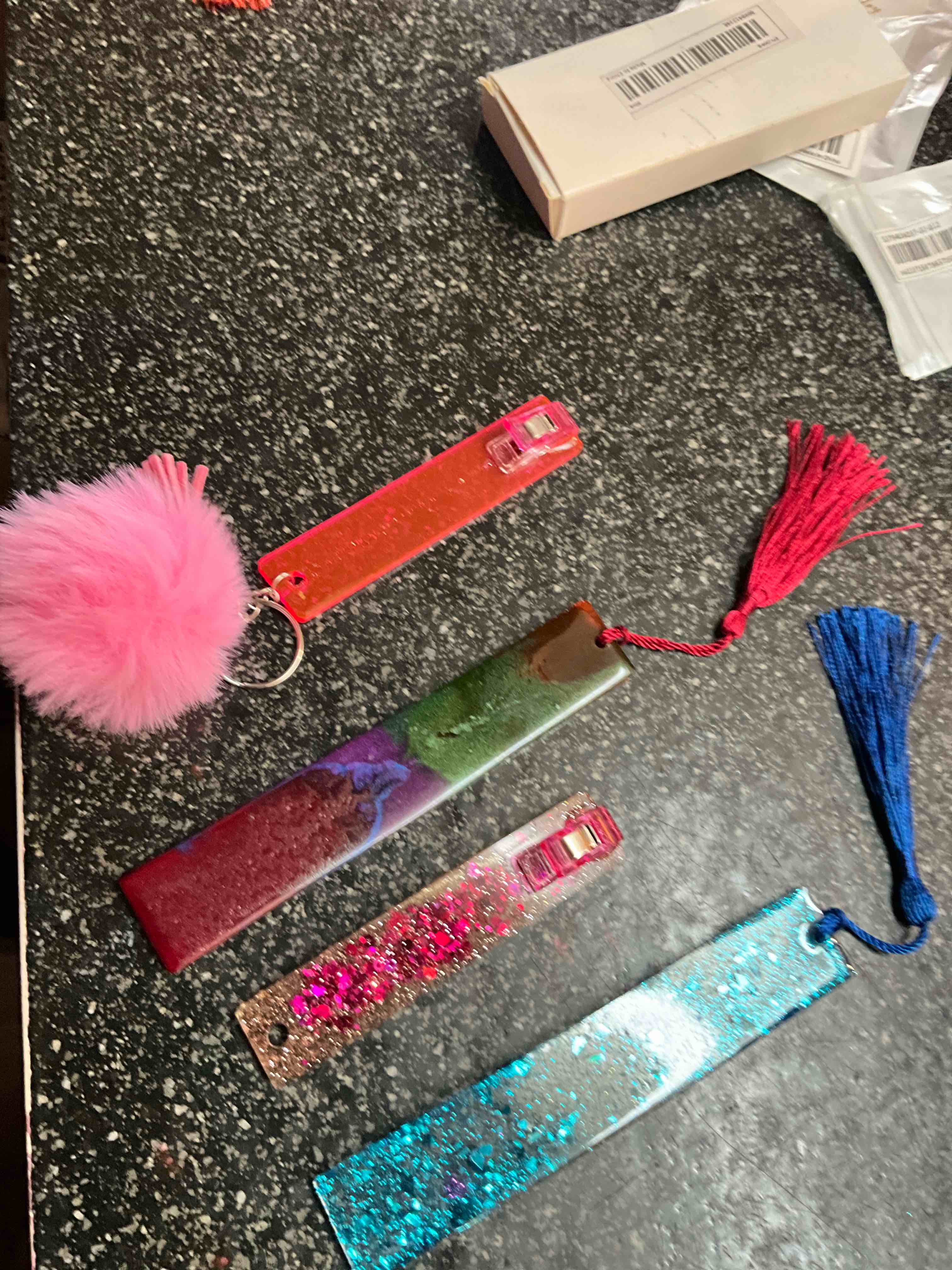 Book Marks/Key Rings - 4 