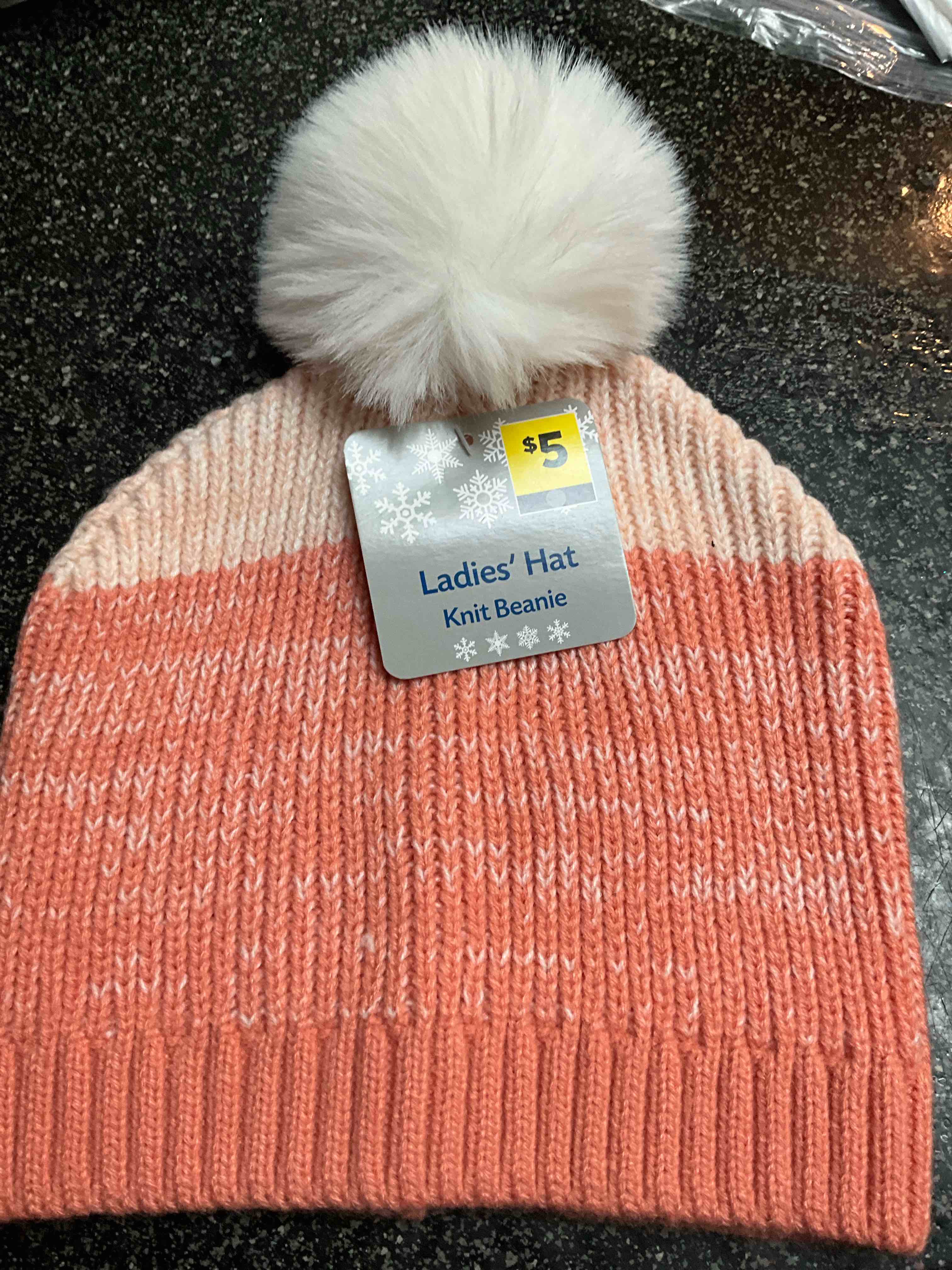 Ladies Knit Beanie Hat 