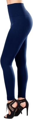 SATINA - Navy Leggings - one size fits 