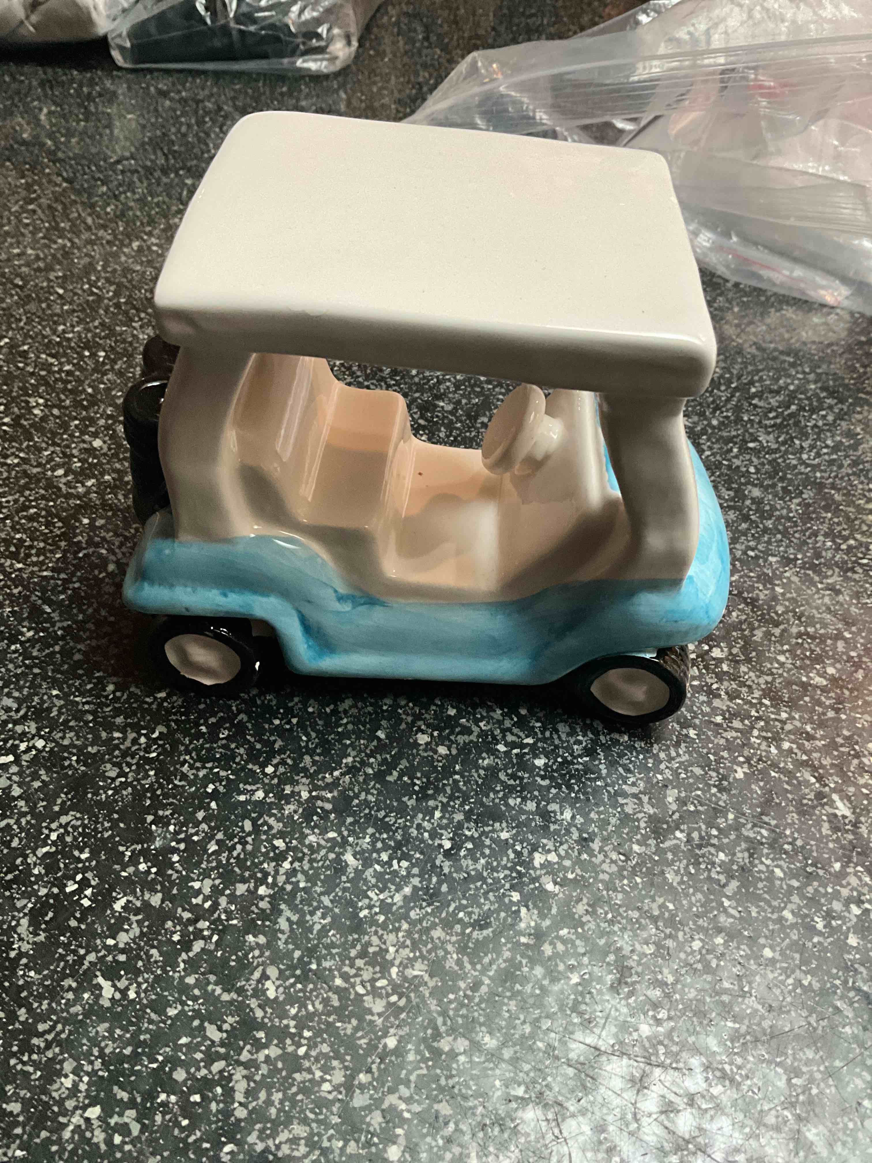 Ceramic Golf Cart 