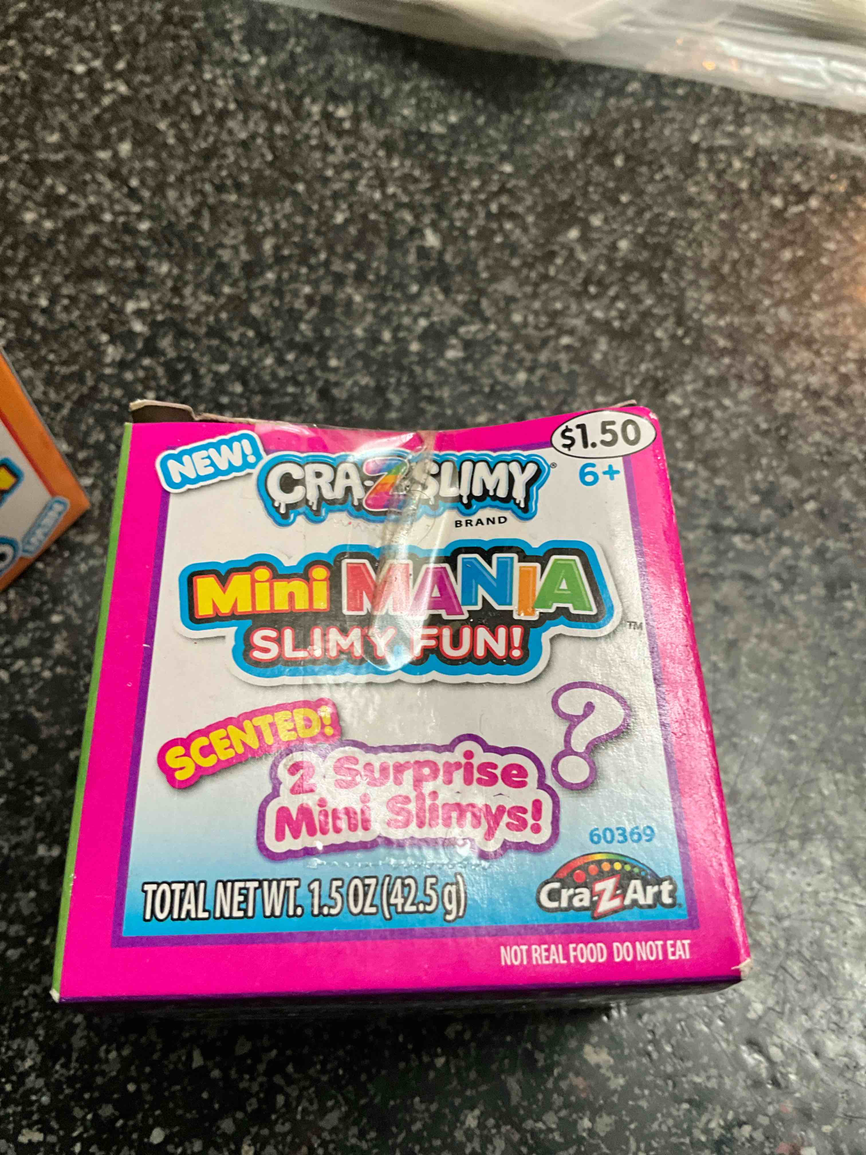 New CraZSlimy - Mini Mania Slimy Fun - Scented - 2 Surprise Mini Slimys