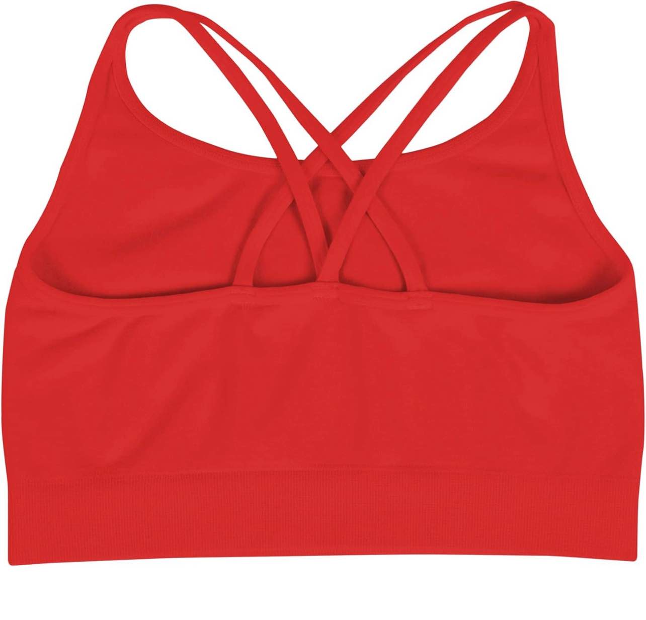 Girl’s Sleeveless Tank Top, Seamless Stretchy Crop Racerback Undershirt Bra UV Protective Fabric UPF 50+ Made in USA