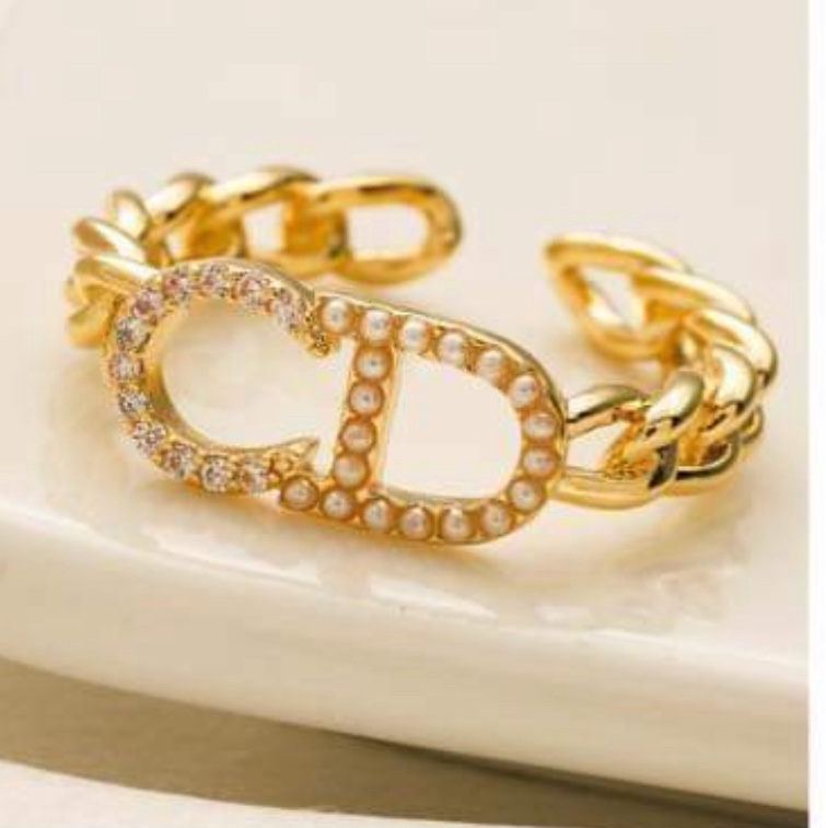 Gorgeous 925 Silver 18K Rose Gold Plated Ring 