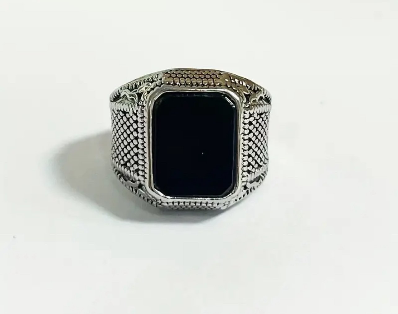 Men’s 925 Silver Plated Ring Sz 12