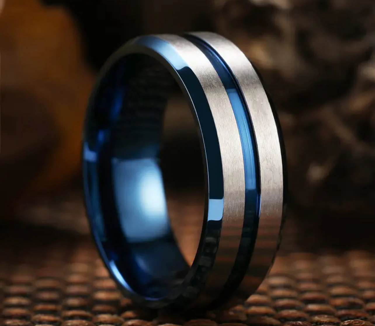  Men's Stainless Steel Ring Size 12