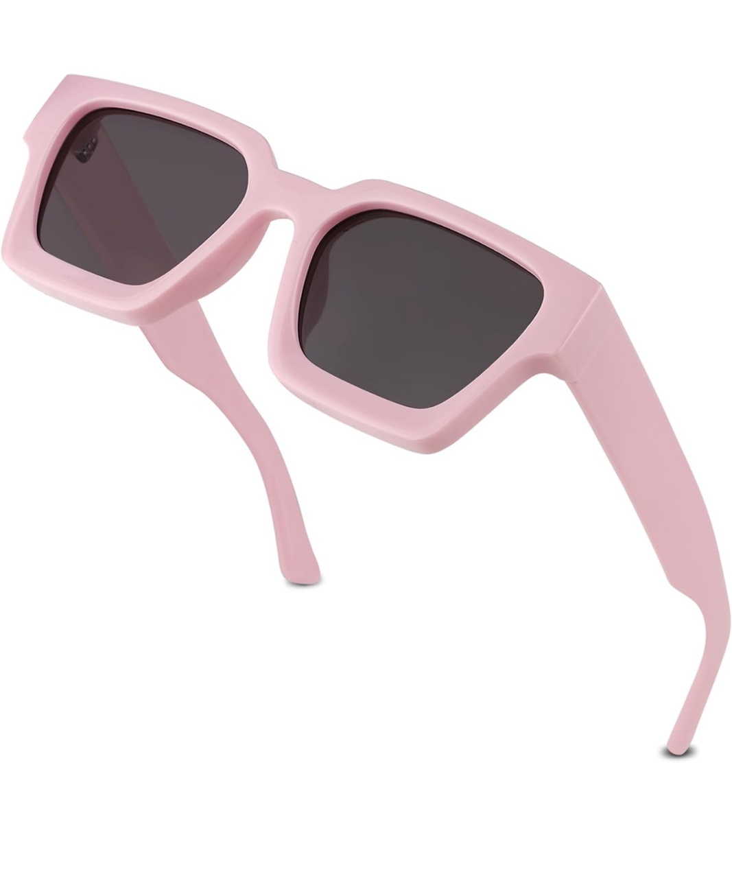 Fashion Chunky Square Sunglasses for Women Men Vintage Retro Rectangle Glasses