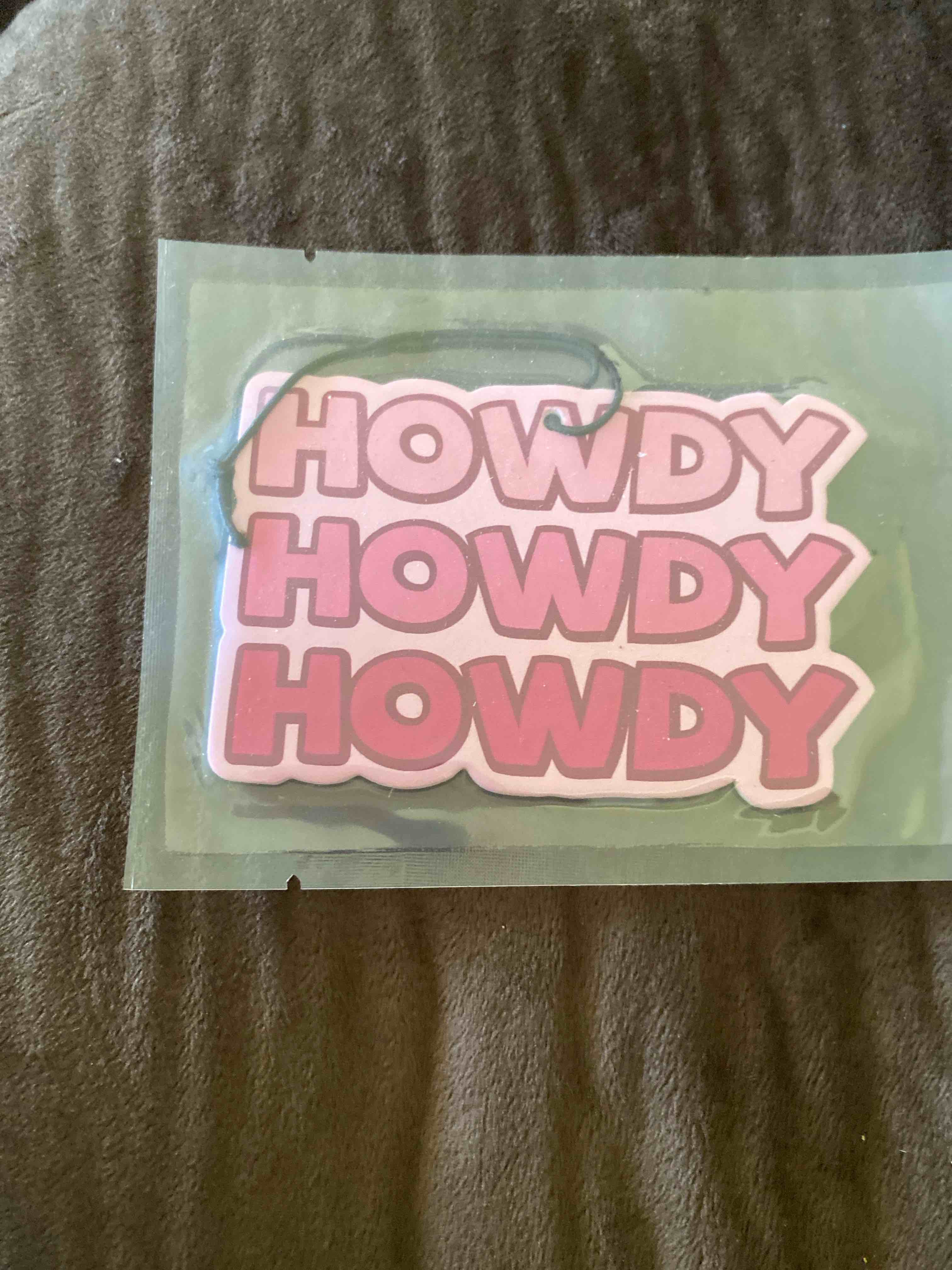 howdy car decal 
