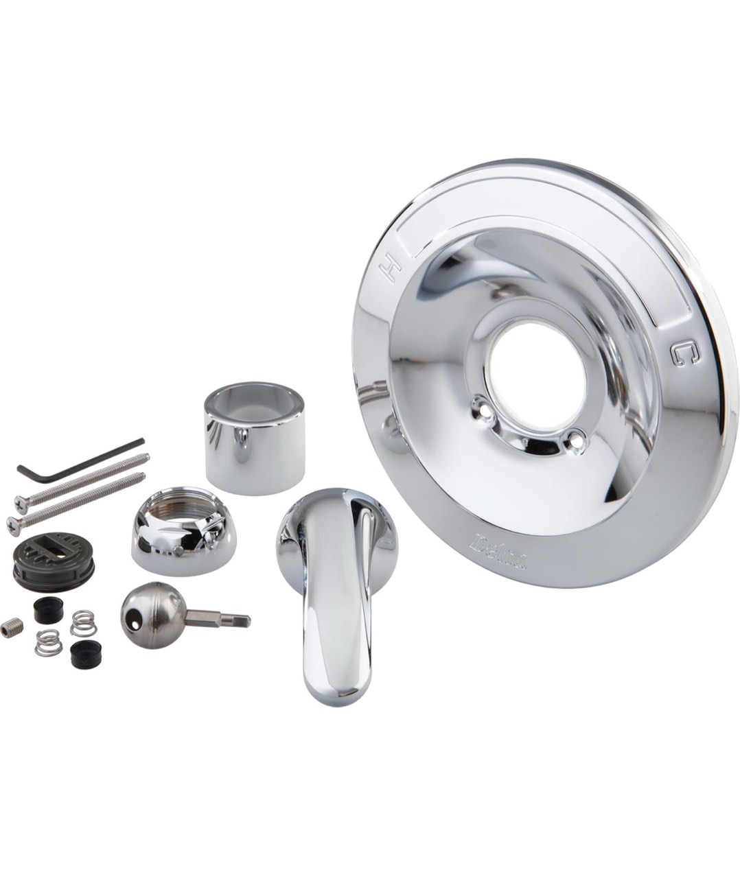 Delta Faucet Shower Handle Renovation Repair Trim Kit for Delta 600 Series Tub and Shower Trim Kits, Chrome RP54870