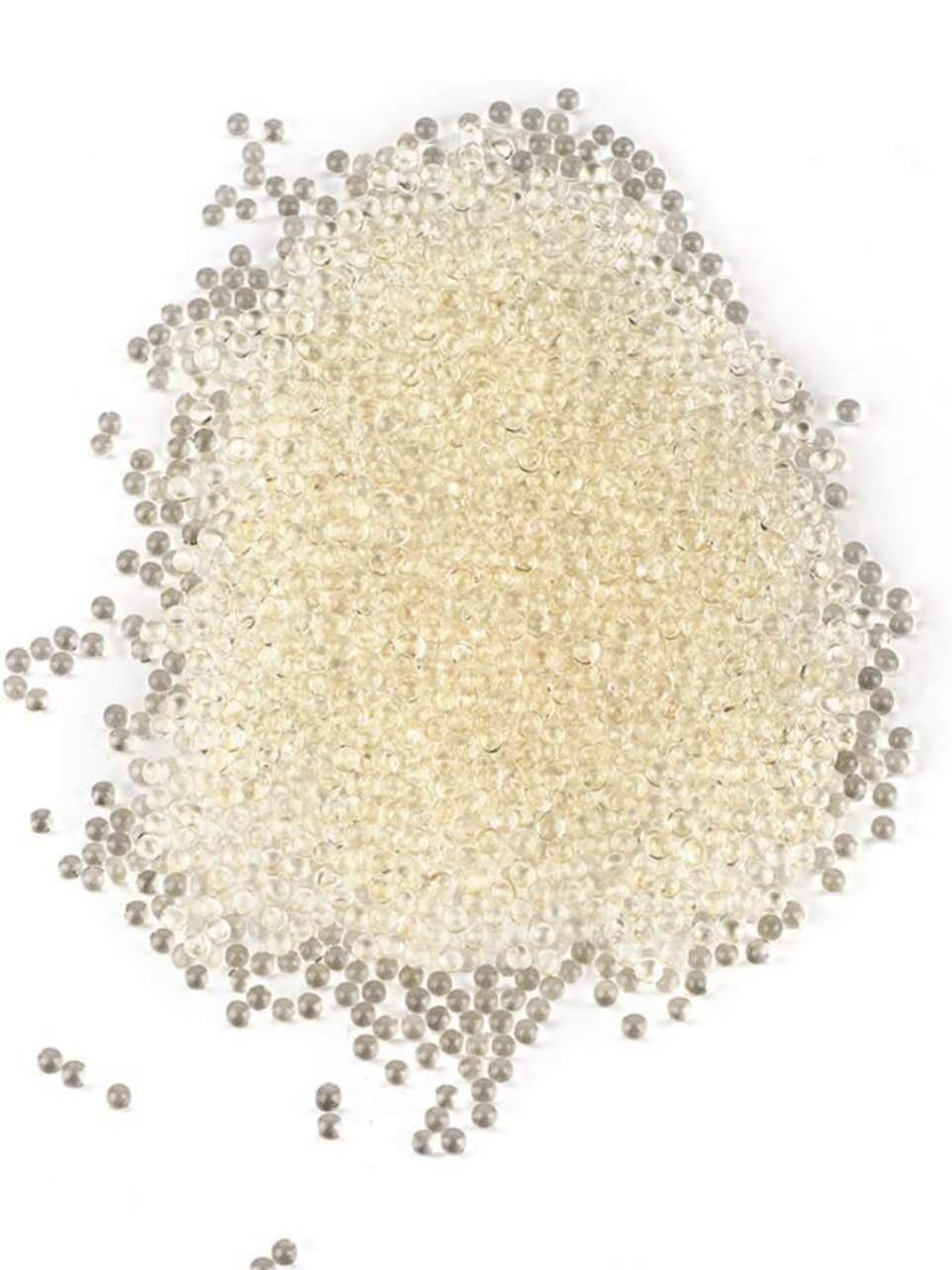 Luqeeg 3000PCS Crystal Soil Water Bead Gel, Pearl Shaped Hydrogel Soil Plant Flower Crystal Soil Water Pearls Gel Beads Balls, Skills Sensory Toy Set, Home Decoration (2#)