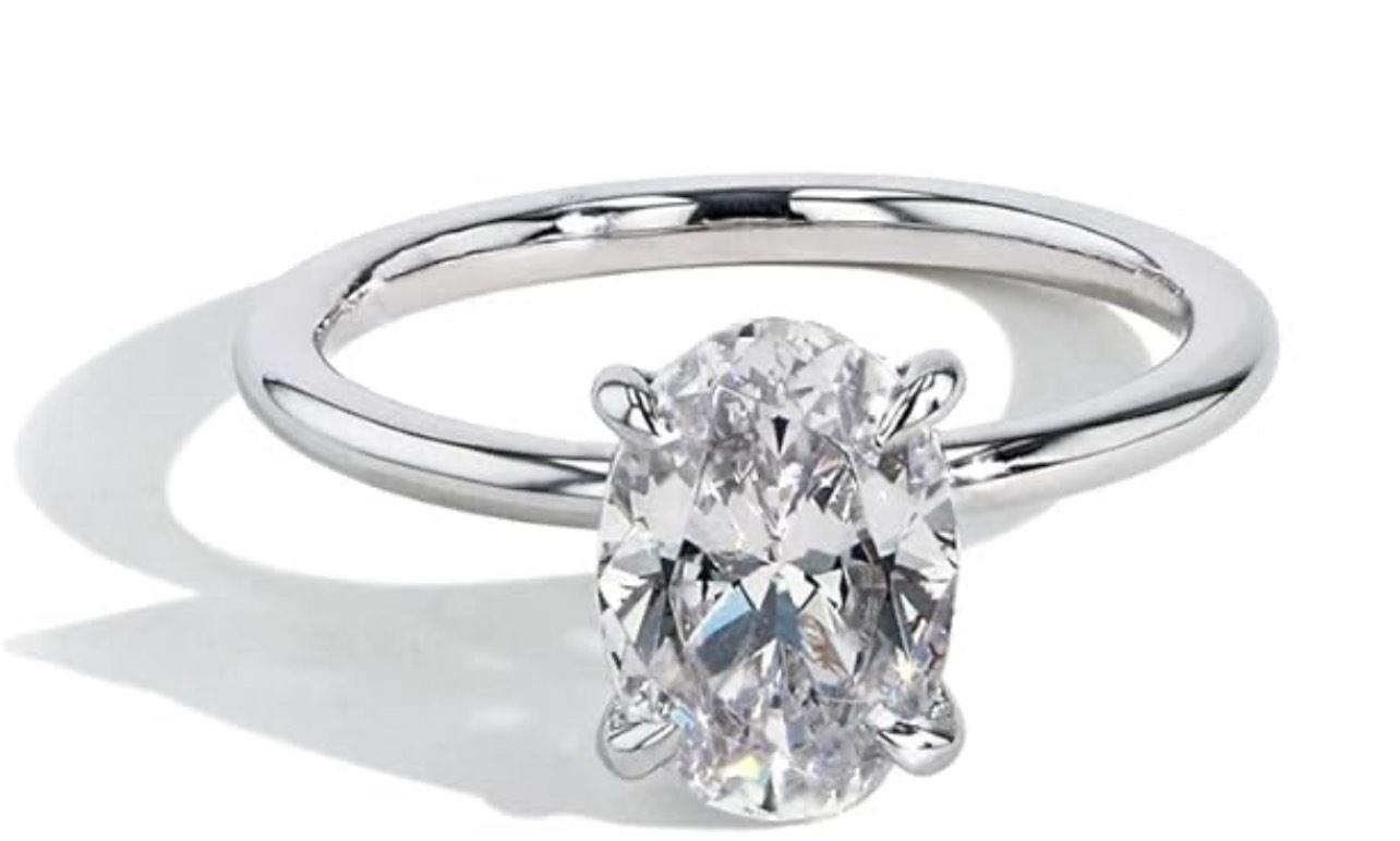 Beautiful 925 Silver Plated Sapphire Ring Sz 8