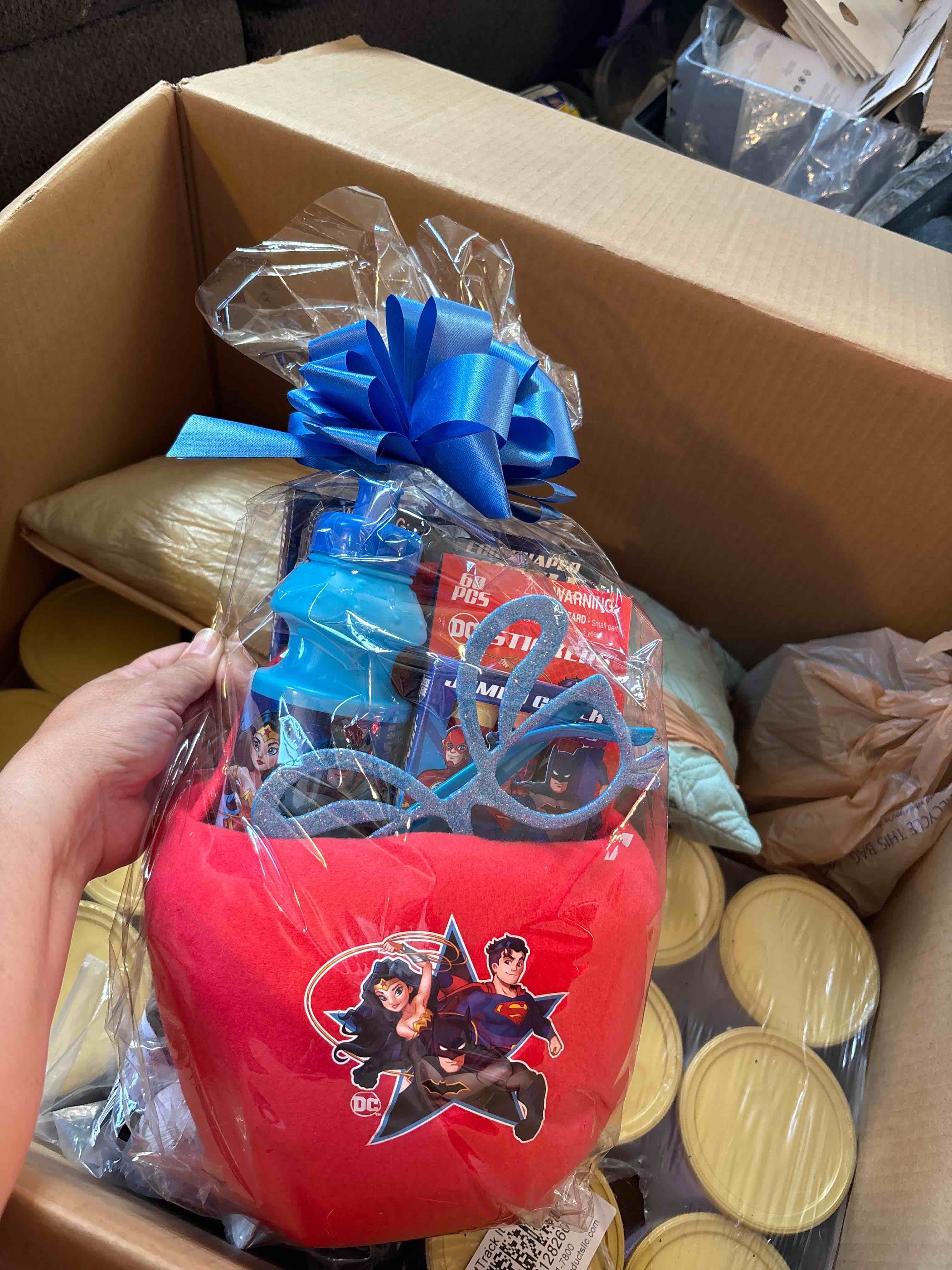 Superman gift basket 