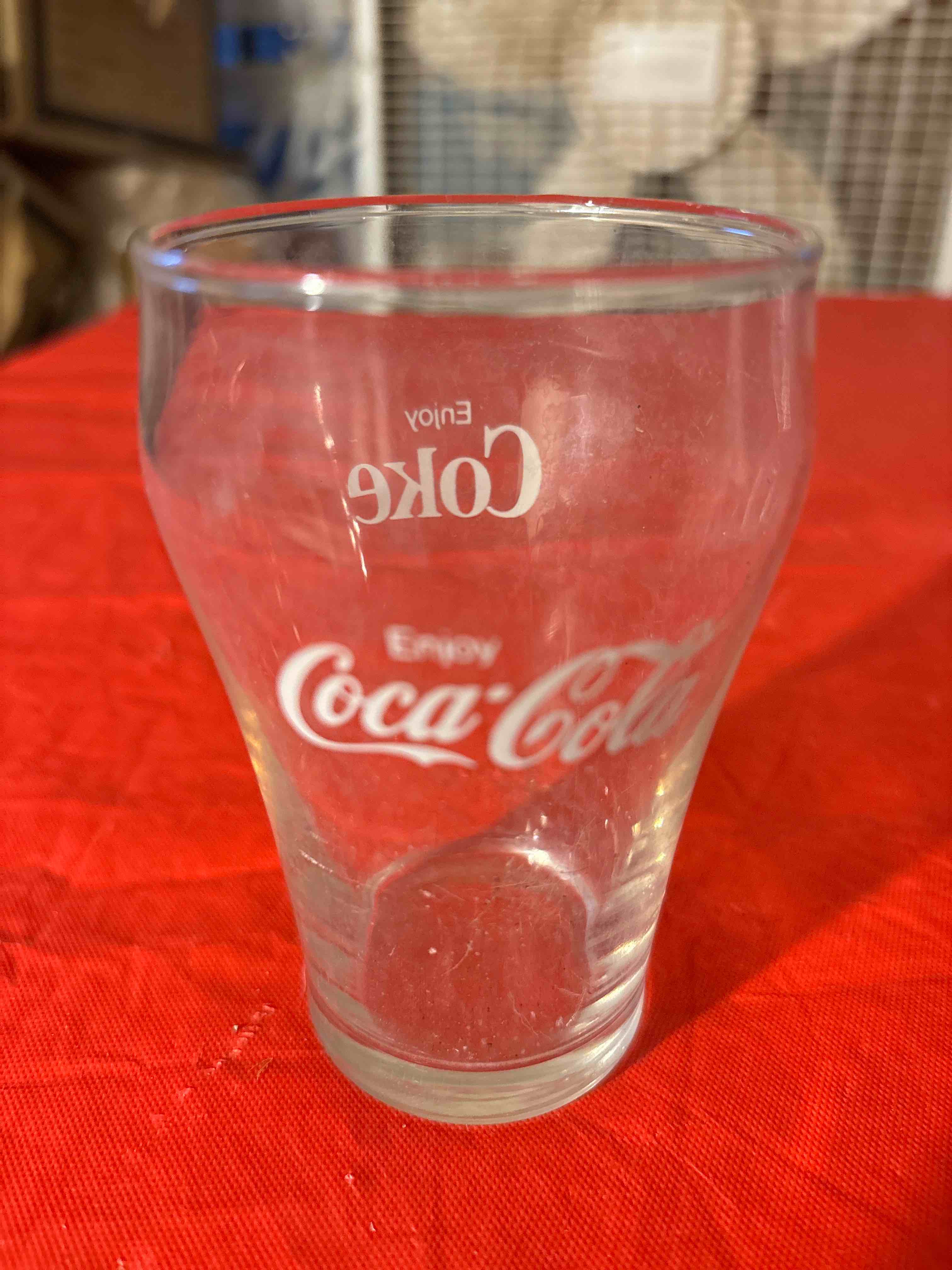 mini Coca Cola glass 