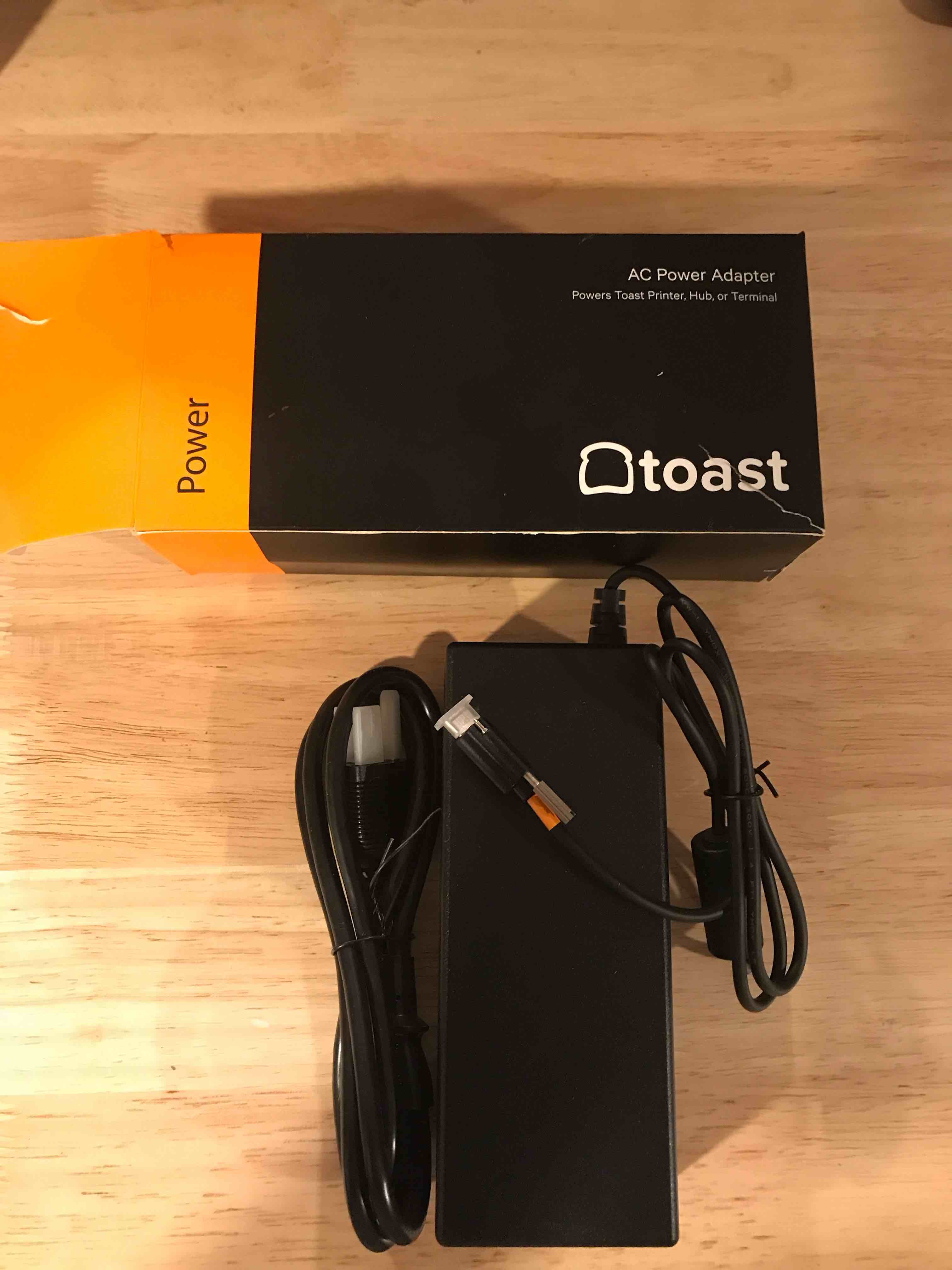 Toast POS power cord