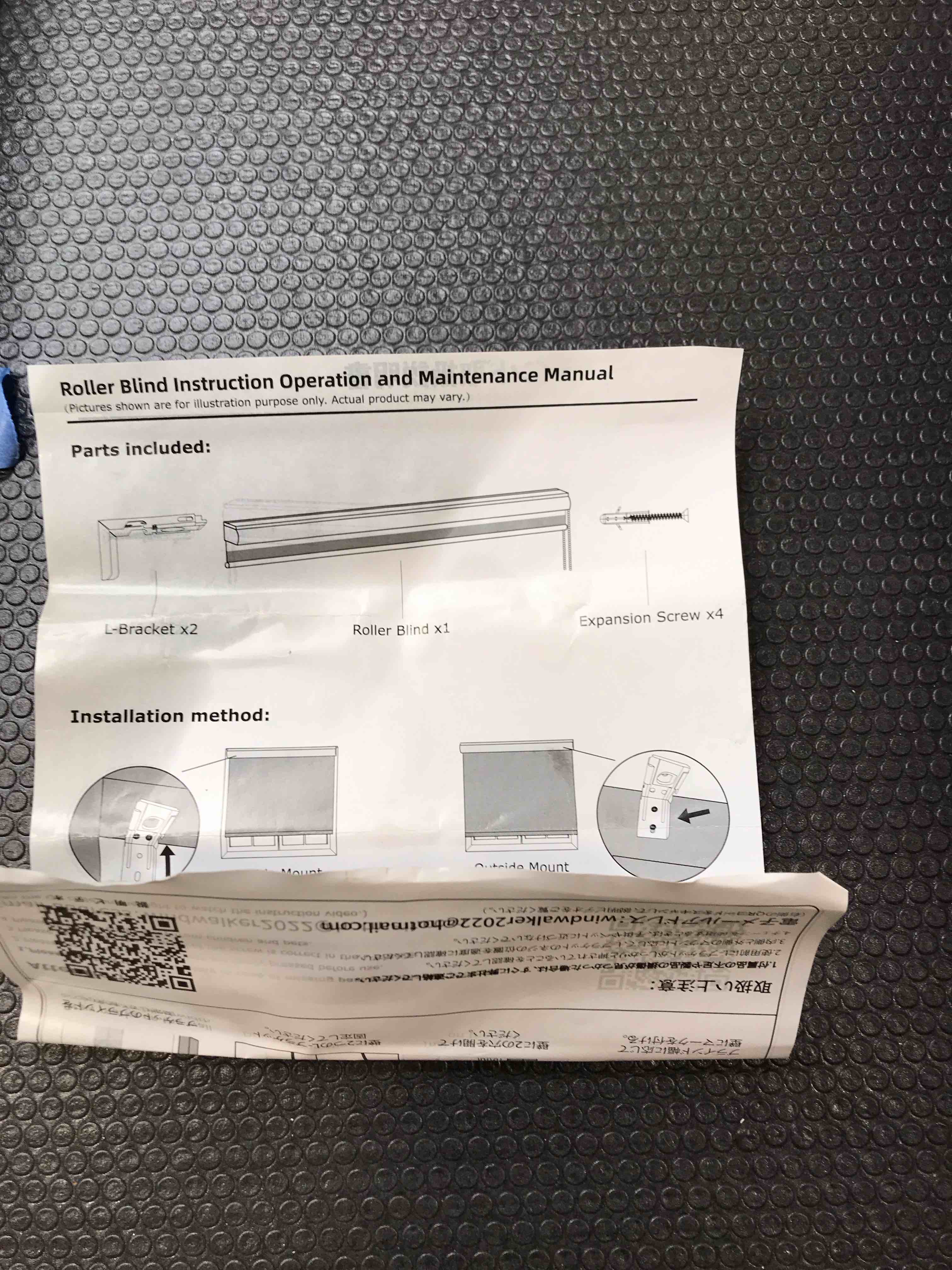 HOMEBOX 100% Blackout Roller Window Shades, Window Blinds with Thermal Insulated, UV Protection Waterproof Fabric, roll up and Down Blinds for Home and Office (White - 10" W x 64" H)