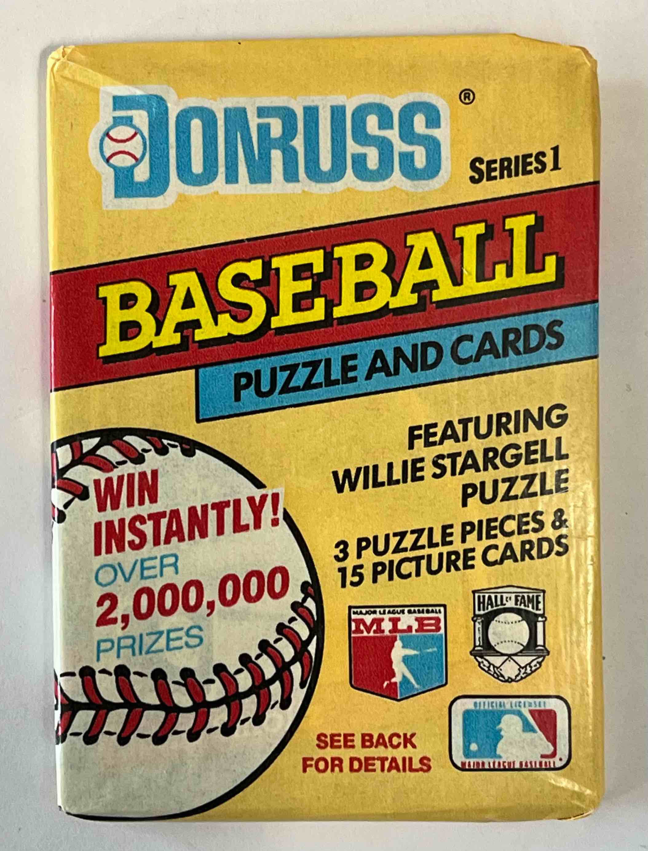 UNOPENED 1991 DONRUSS BASEBALL SERIES 1 WAX PACK