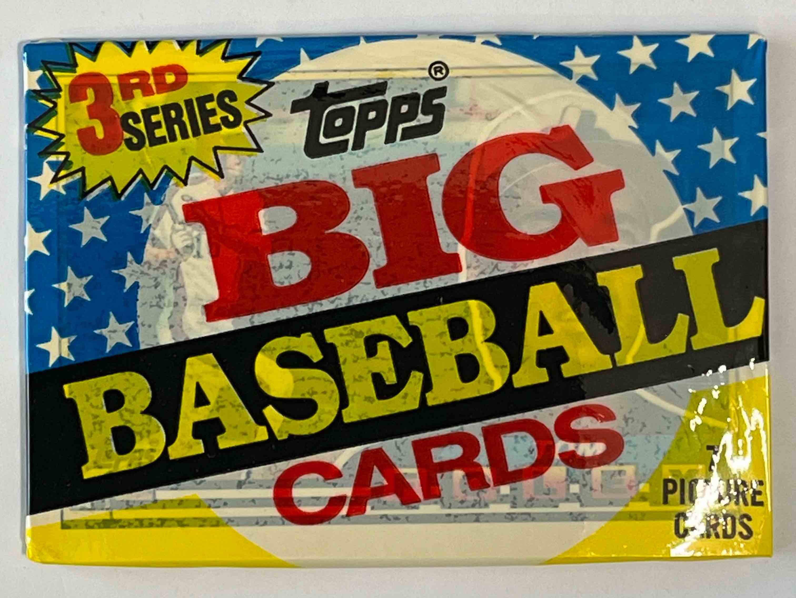 UNOPENED 1989 TOPPS BIG BASEBALL CARDS 3RD SERIES PACK
