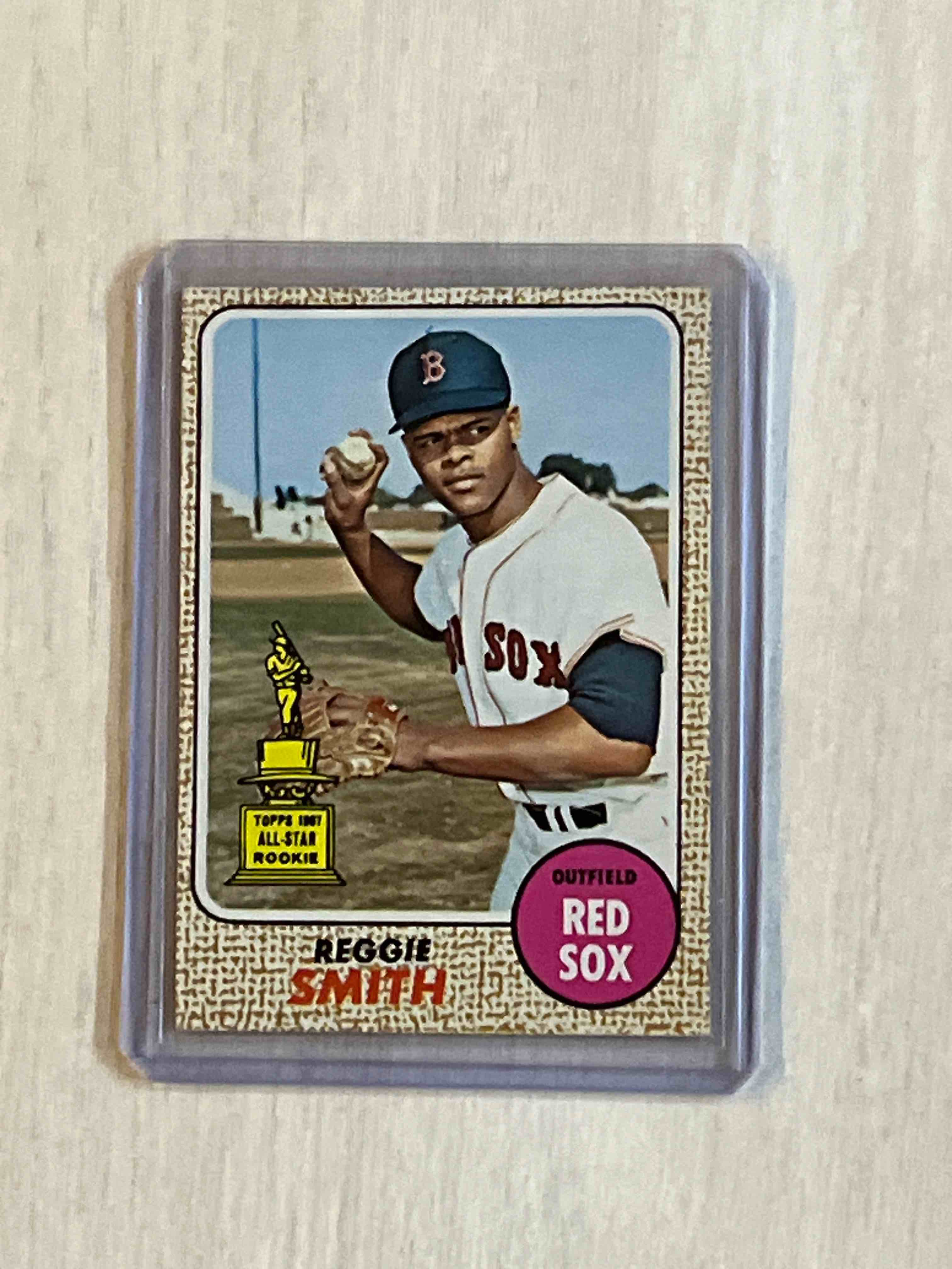1968 TOPPS REGGIE SMITH BASEBALL CARD