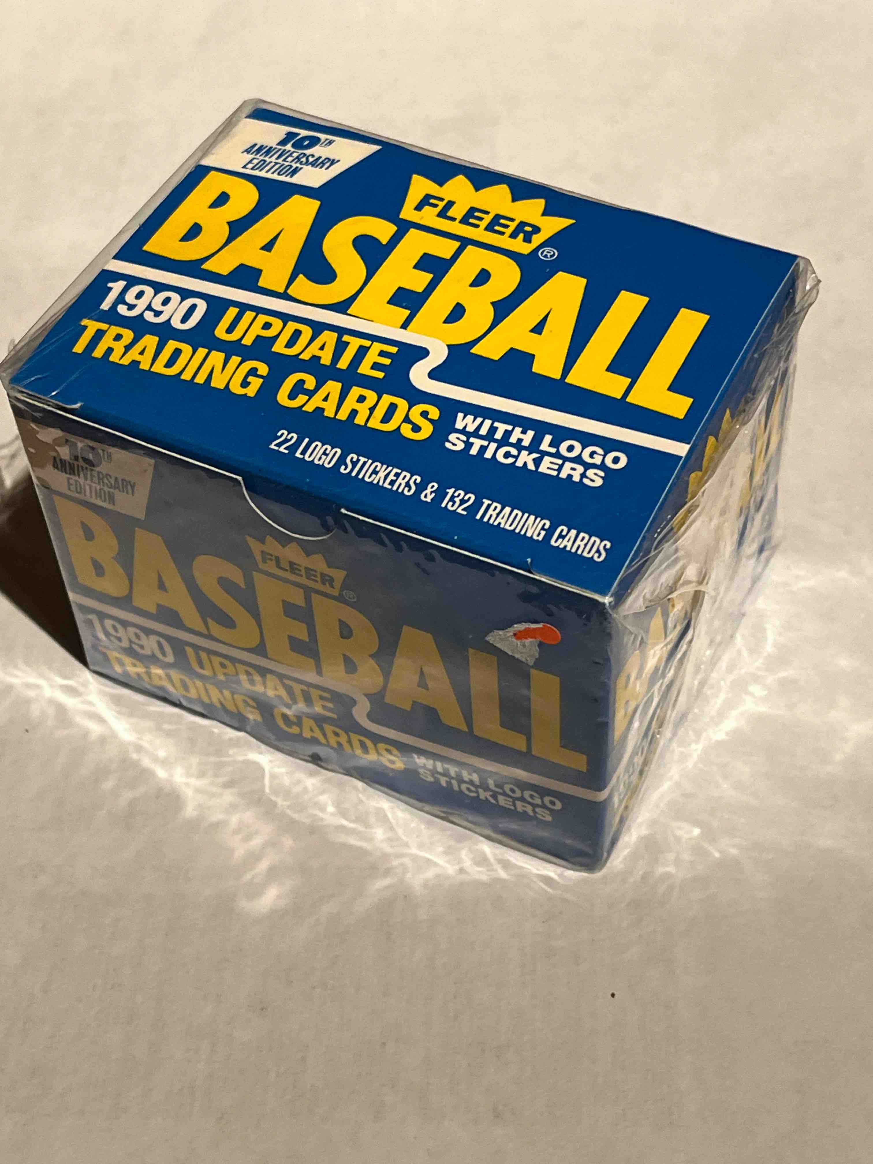 1990 Fleer 10th Anniversary Update Baseball 132c