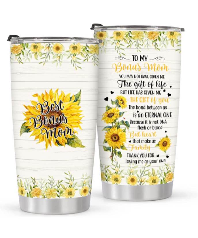 Gift for Mom- 20oz Stainless Steel Tumbler Best Mom Travel Mug with Lid Double Wall Vacuum Insulated Coffee Mug |Mother’s Day Birthday Gift for Mom