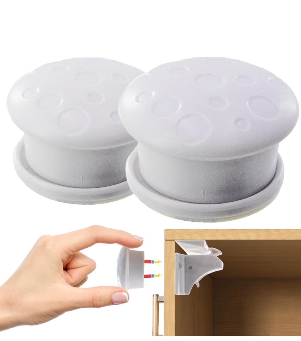 Magnetic Childproof Cabinet 2PC Magnetic Keys Only - For Magnetic Door Safety Lock Devices (2)